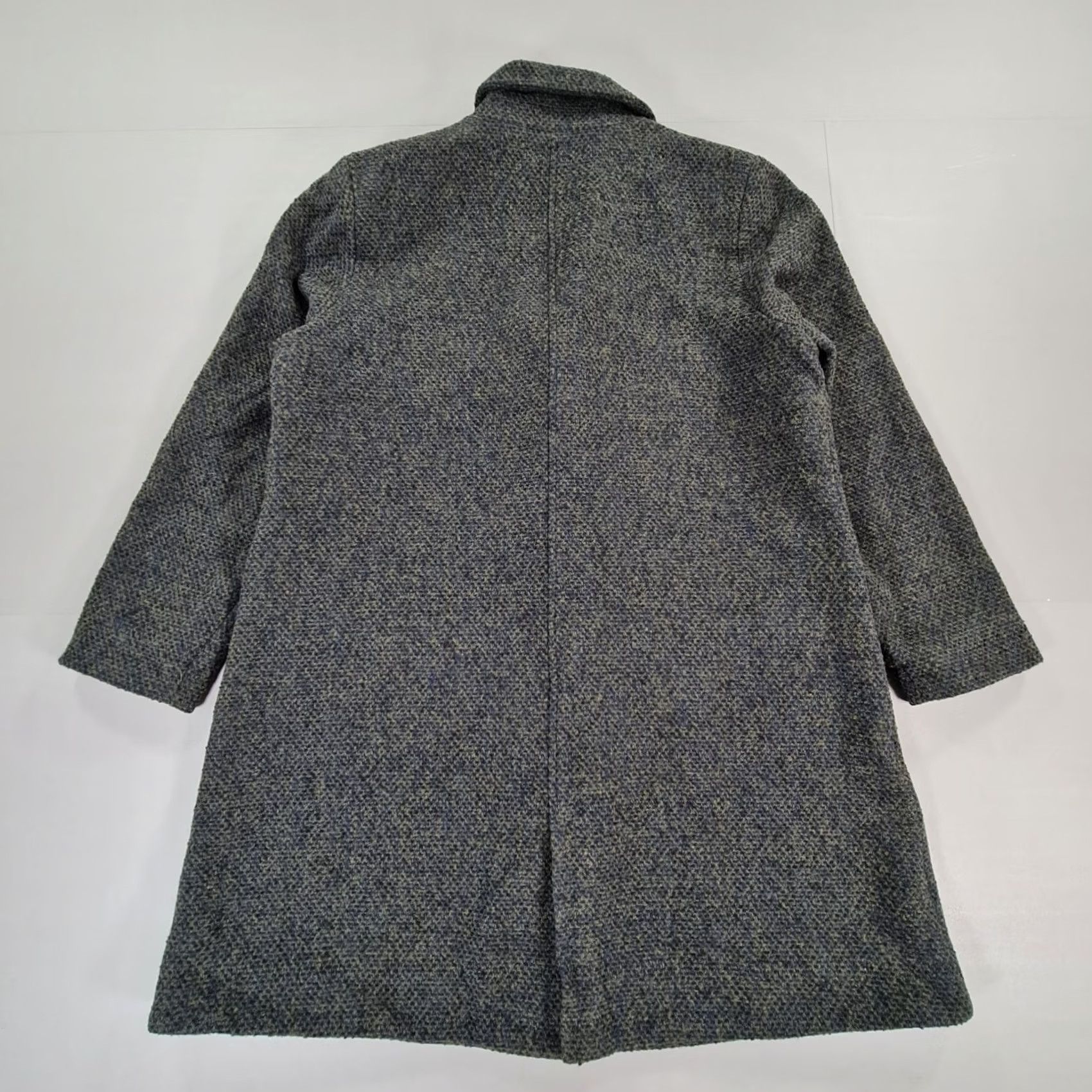 Vintage VINTAGE Seasalt Cornwall Womens Tweed Coat Green 20 UK Wool Overcoat My Title Size 3XL / US 20-22 - 6 Thumbnail