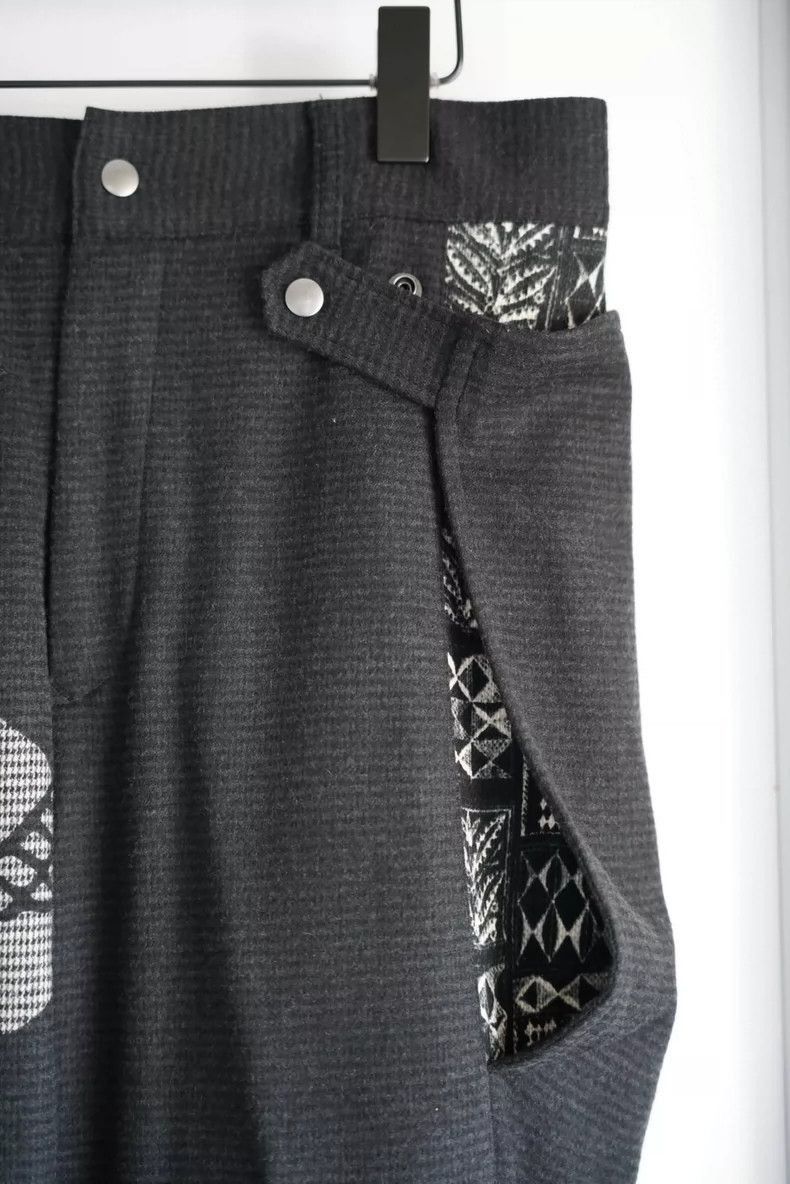 Yohji Yamamoto Yohji Yamamoto Yohji Yamamoto Skull Print Wide Leg Pants Size US 27 - 3 Thumbnail