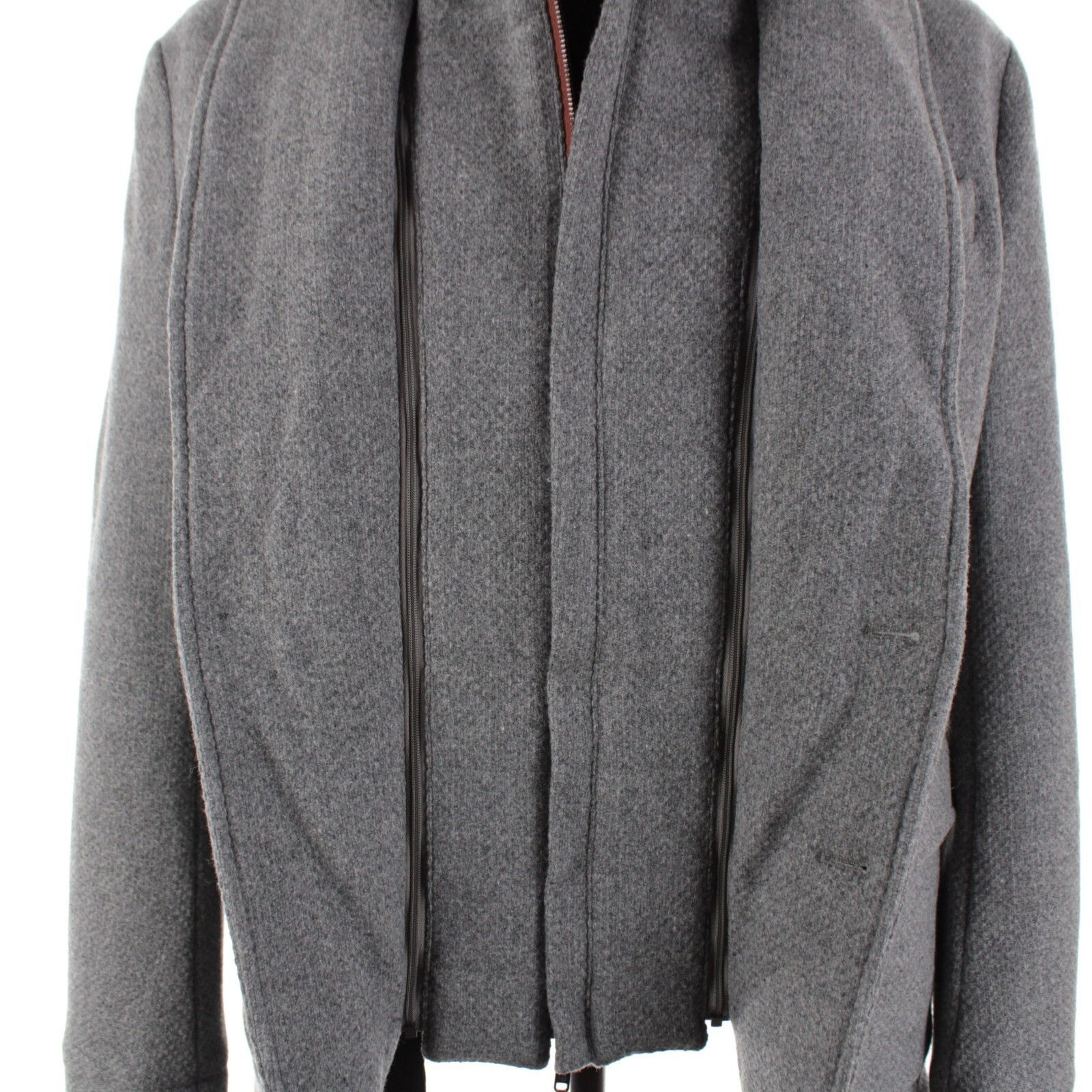Luciano Barbera Luciano Barbera Jacket Size M US In Gray Wool Blend Size US M / EU 48-50 / 2 - 7 Thumbnail