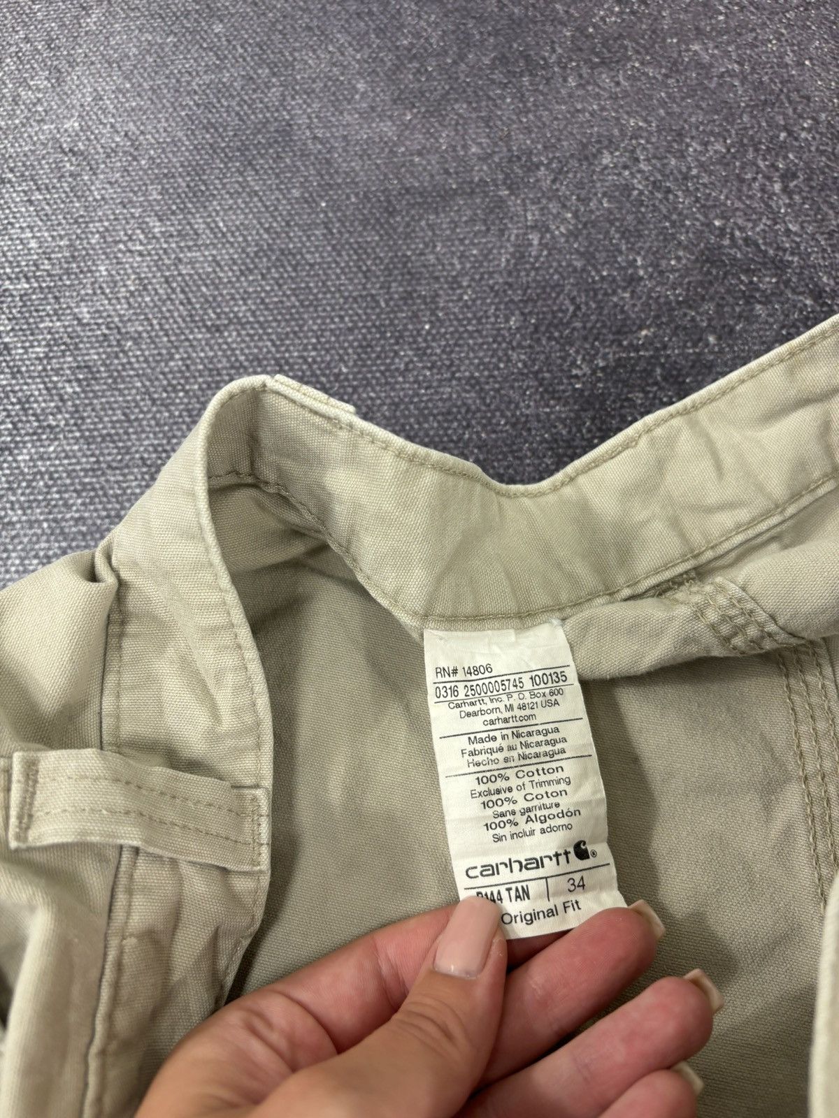 Carhartt Vintage Carhartt Y2K Cream Work Hype Shorts Size US 34 / EU 50 - 10 Thumbnail