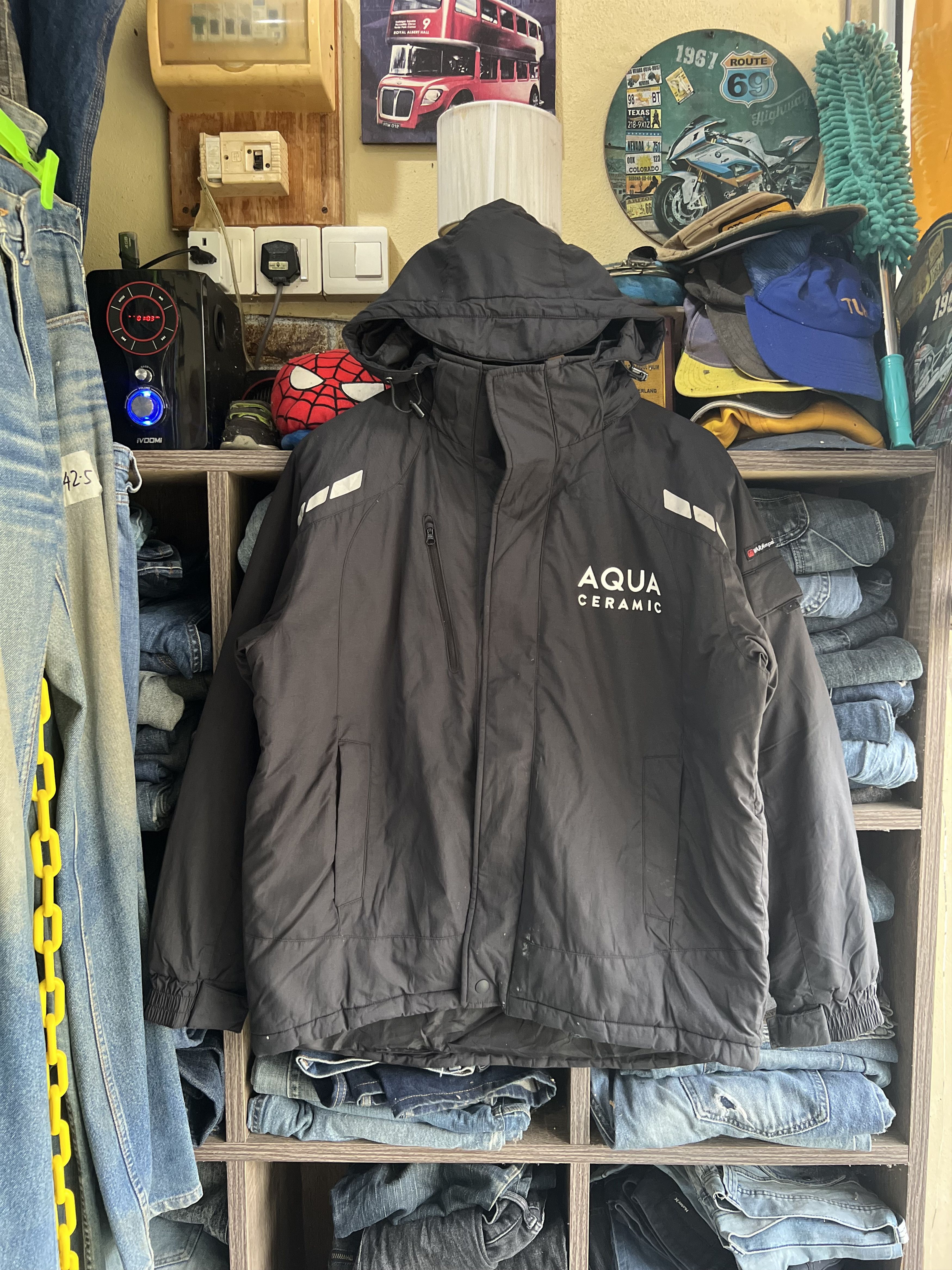 Tultex 🔥Tultex Satis Aqua Ceramic Quilted Jacket Size US L / EU 52-54 / 3 - 23 Thumbnail