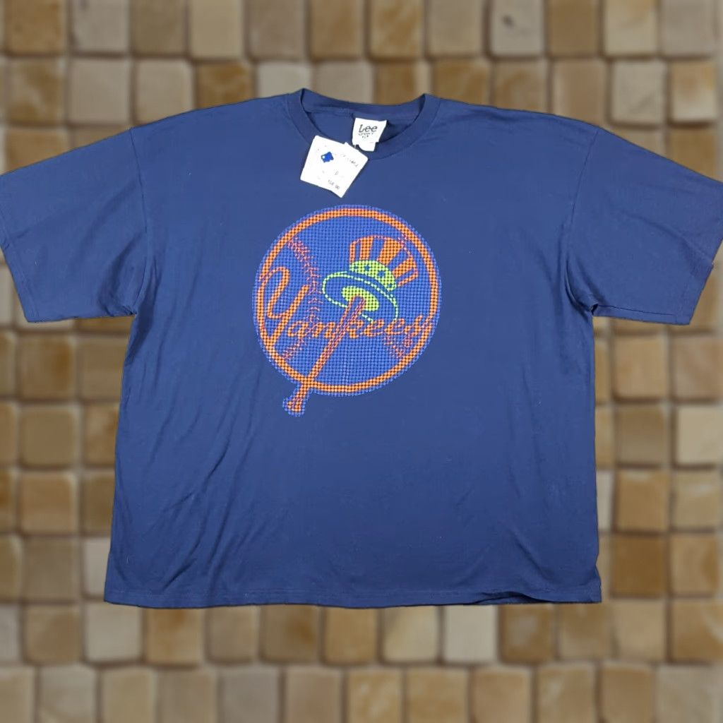 MLB VINTAGE New York Yankees Baseball T-Shirt Men 2XL MLB Retro Sports Cotton Blue Short Sleeve Size US XXL / EU 58 / 5 - 1 Thumbnail