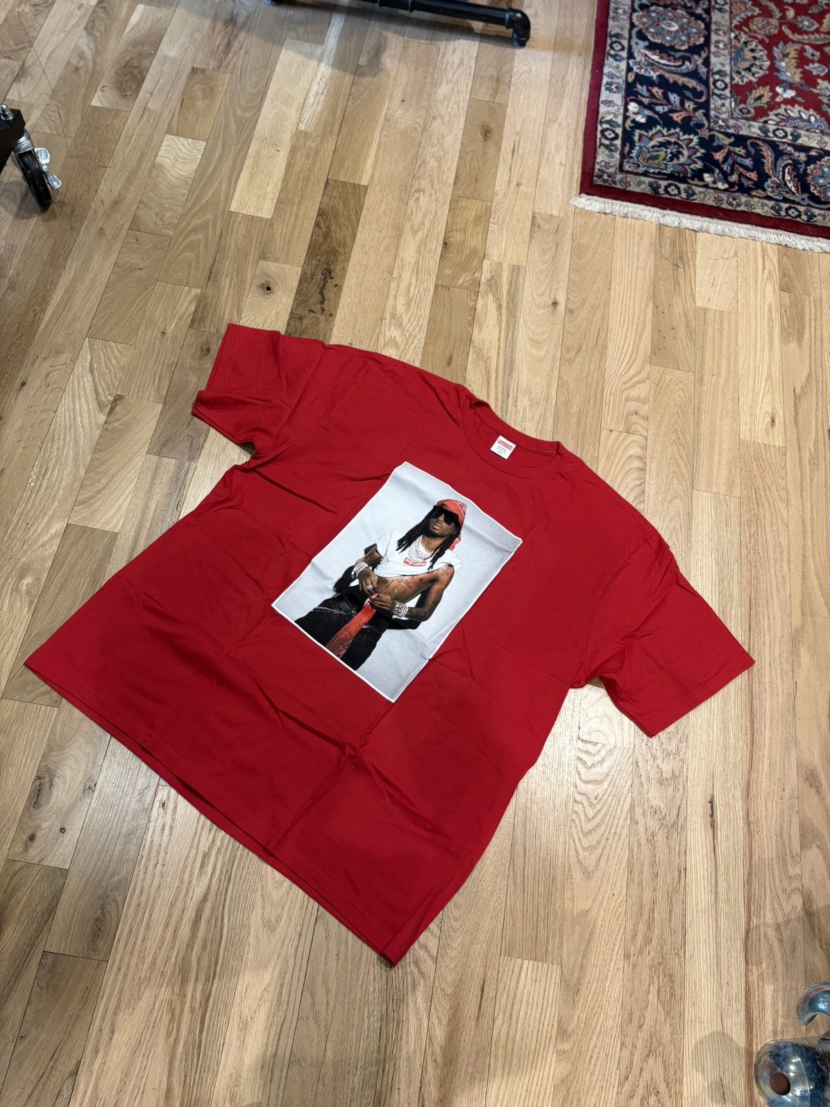 Supreme Supreme Red Playboi Carti Tee DS Size XXL Size US XXL / EU 58 / 5 - 1 Thumbnail