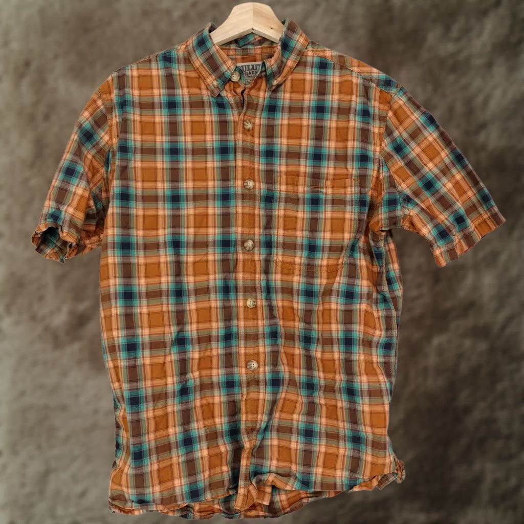CO DULUTH TRADING CO RELAXED FIT SHORT SLEEVE PLAID BUTTON DOWN SHIRT MENS S COLOR MULTICOLOR Size US S / EU 44-46 / 1 - 1 Thumbnail