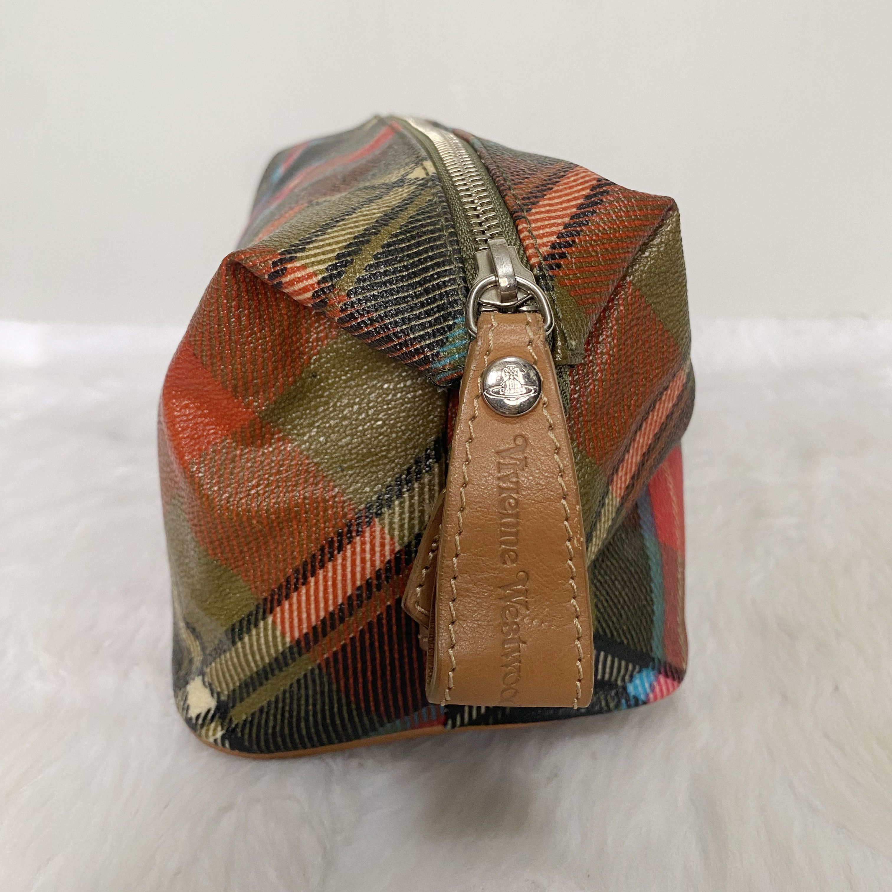 Vivienne Westwood Vintage Red Mix Tartan Clutch Bag Size ONE SIZE - 10 Thumbnail