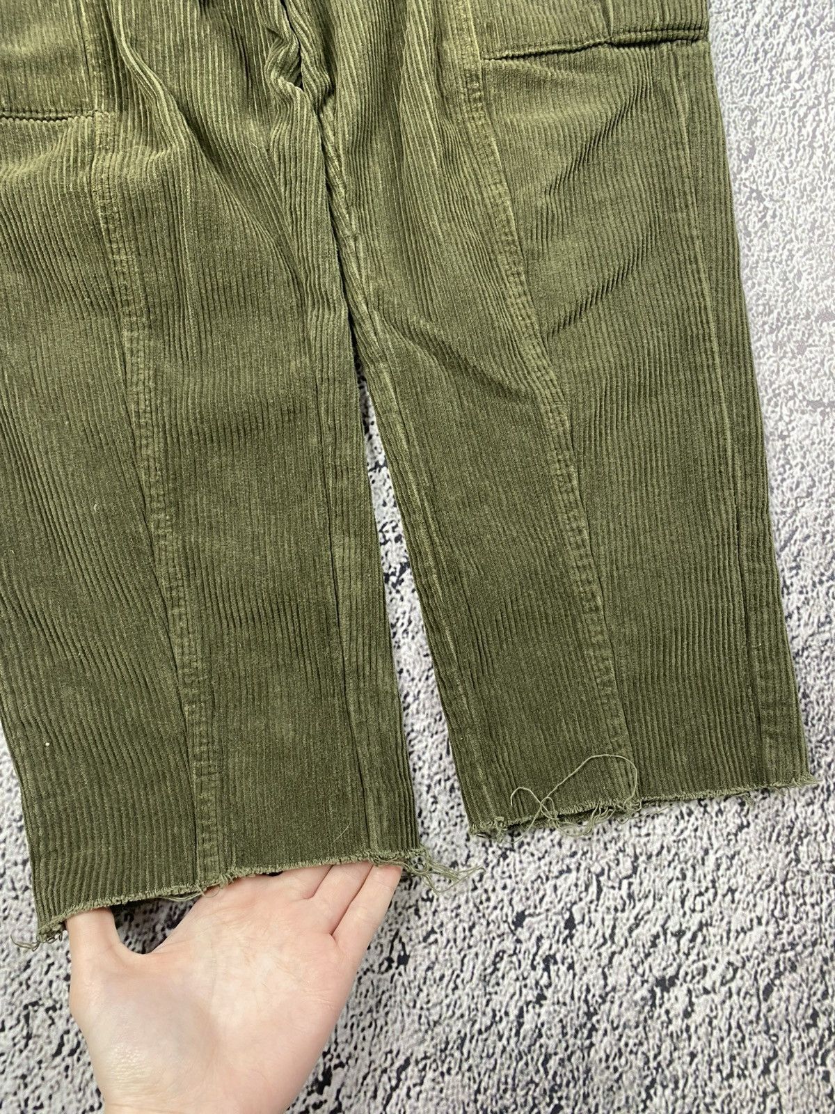 Vintage Vintage Y2K cargo corduroy cropped pants 00s streetwear Size US 30 / EU 46 - 2 Thumbnail