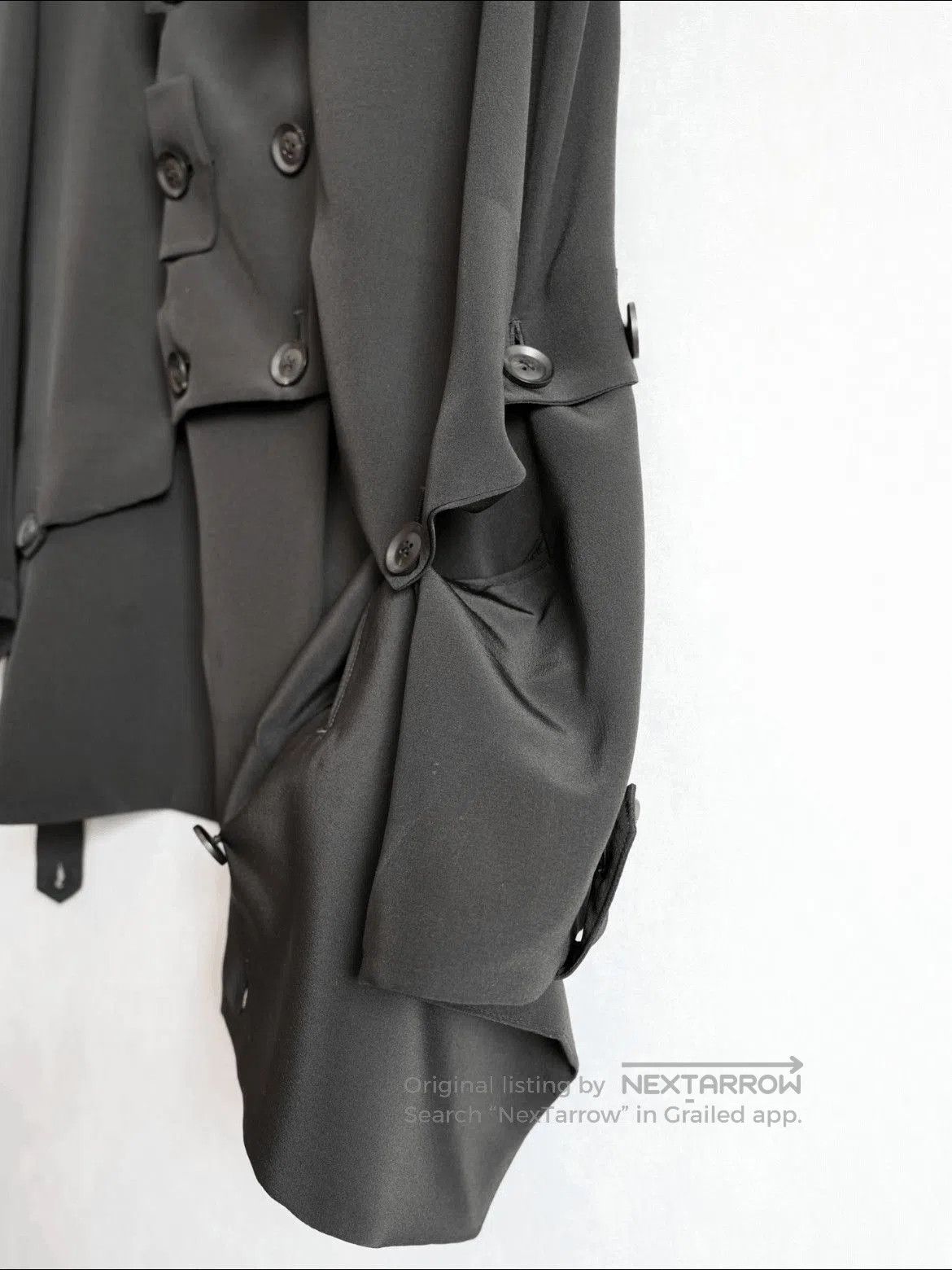 Yohji Yamamoto Yohji Yamamoto 20SS Unevenness Silk Jacket. Size US XL / EU 56 / 4 - 6 Thumbnail