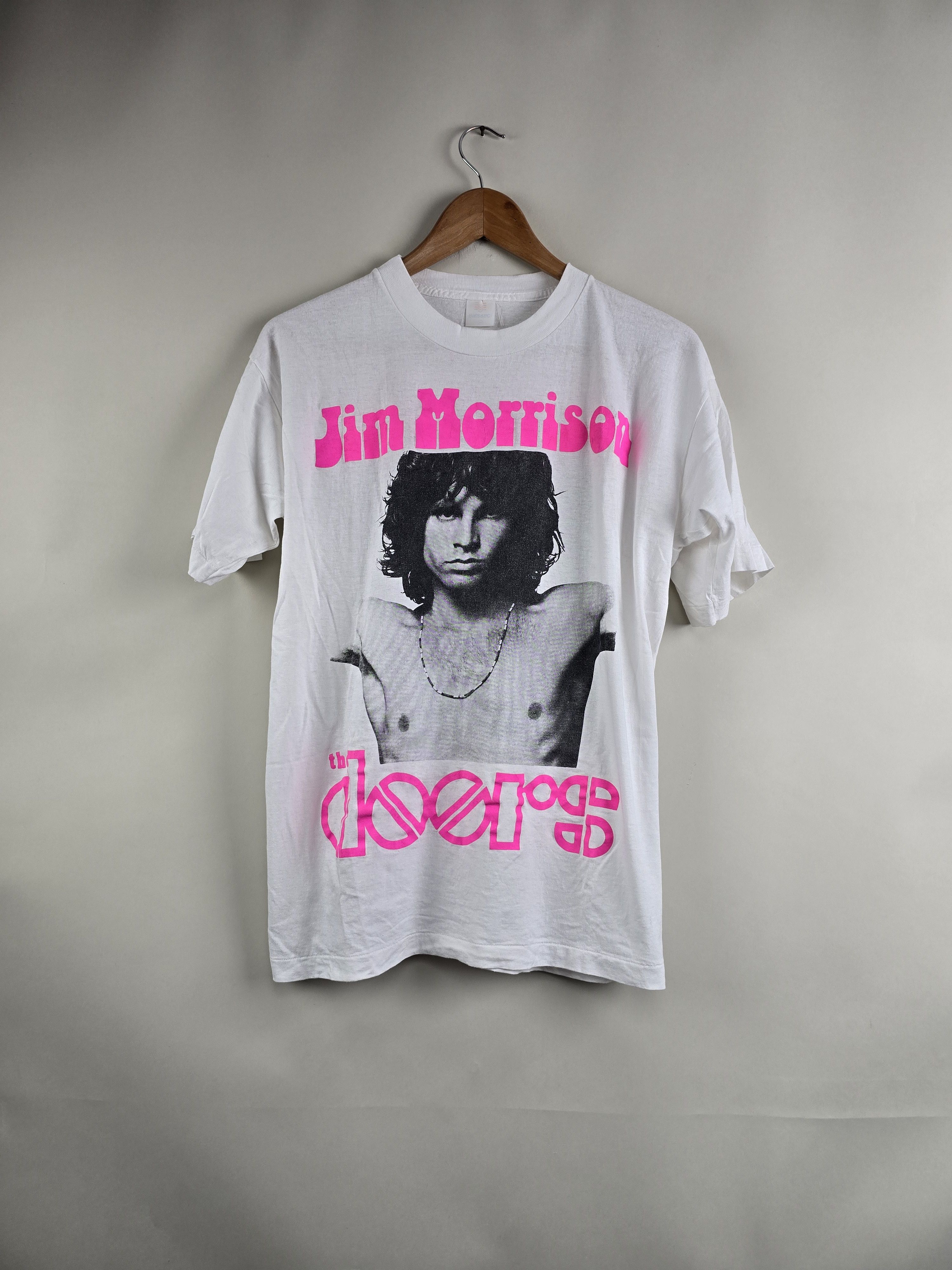 Band Tees × Vintage 90s Jim Morrison The Doors M 20" 27" Size US M / EU 48-50 / 2 - 1 Thumbnail