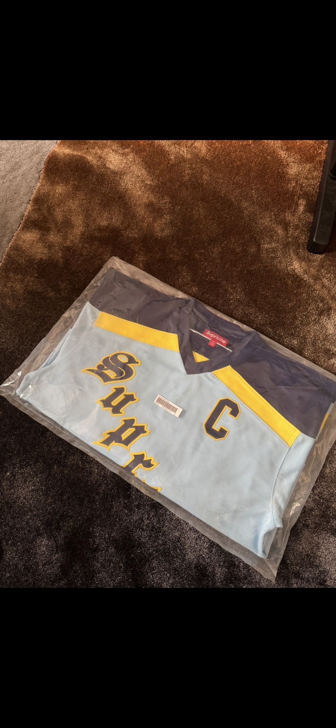 Supreme Supreme Fire & Ice Patches Hockey Jersey Blue - Size M FW25 Size US M / EU 48-50 / 2 - 3 Thumbnail