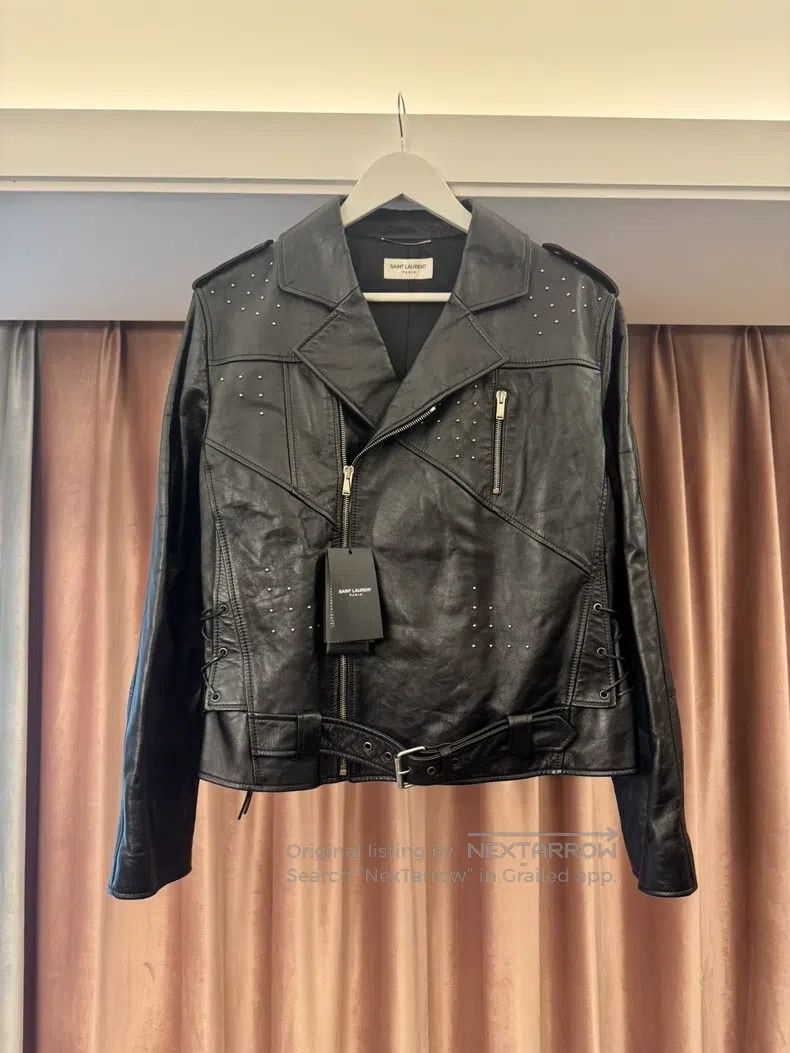 Saint Laurent Paris Saint Laurent Paris Studded Multi-Element Cowhide Strap Le Size US M / EU 48-50 / 2 - 1 Thumbnail