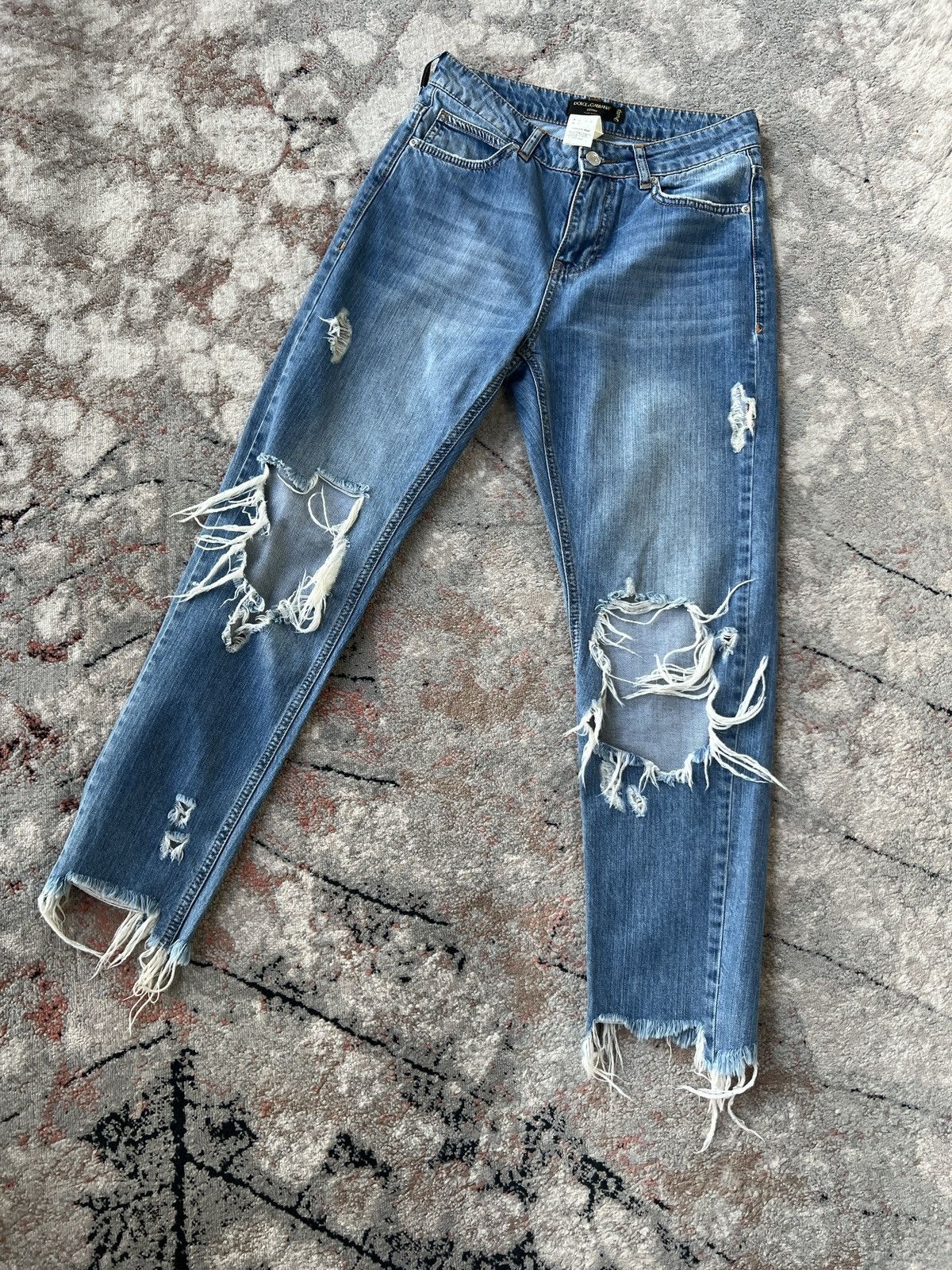 Dolce & Gabbana Dolce & Gabbana Denim Jeans Size 26" / US 2 / IT 38 - 1 Thumbnail