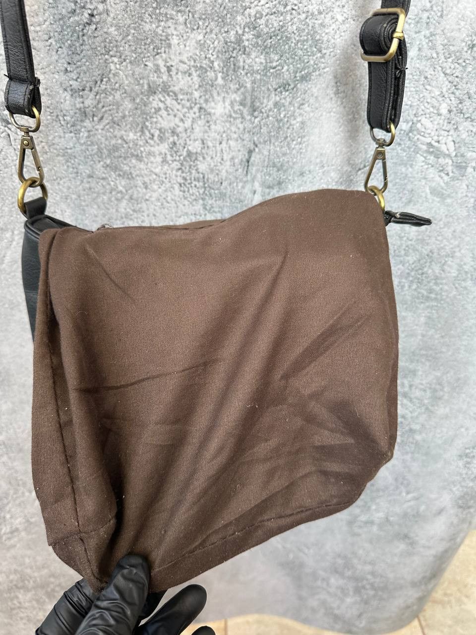 Leather Mulberry Black Leather Crossbody Bag with Brass Hardware Size ONE SIZE - 8 Thumbnail