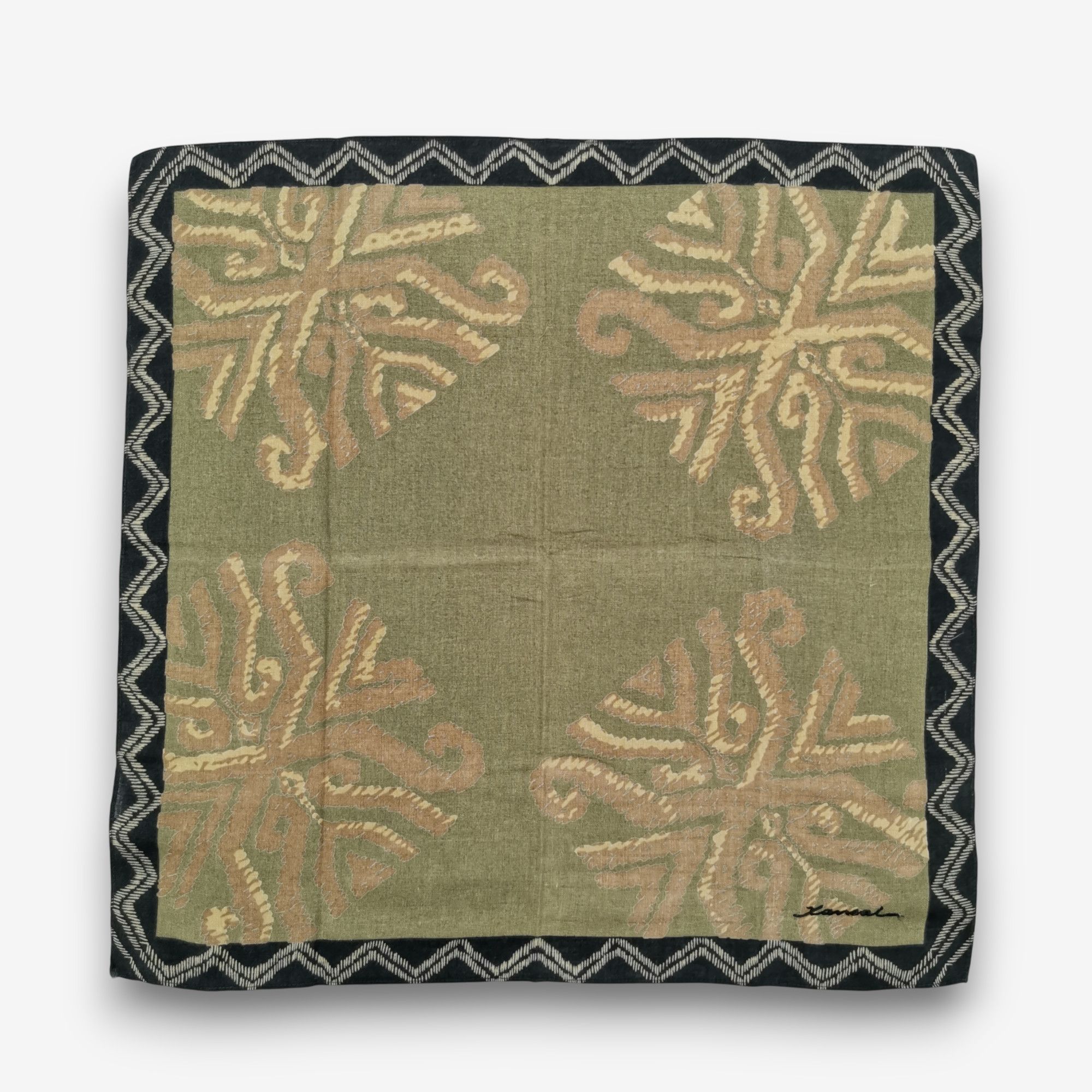 Kansai Yamamoto Vintage Kansai Handkerchief Pocket Square Bandana Size ONE SIZE - 2 Thumbnail