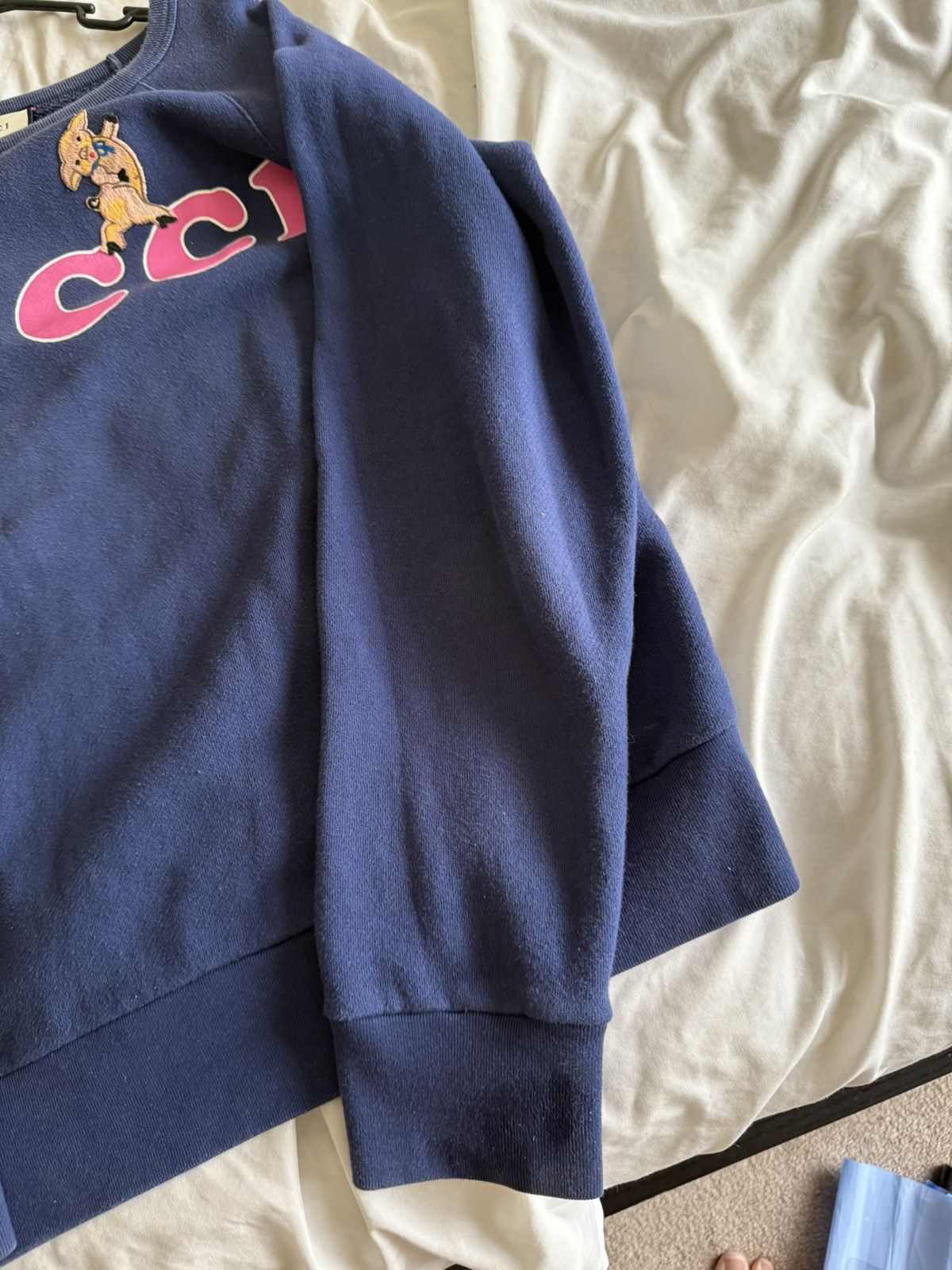 Gucci Gucci Pig Logo Sweatshirt Size US L / EU 52-54 / 3 - 3 Thumbnail