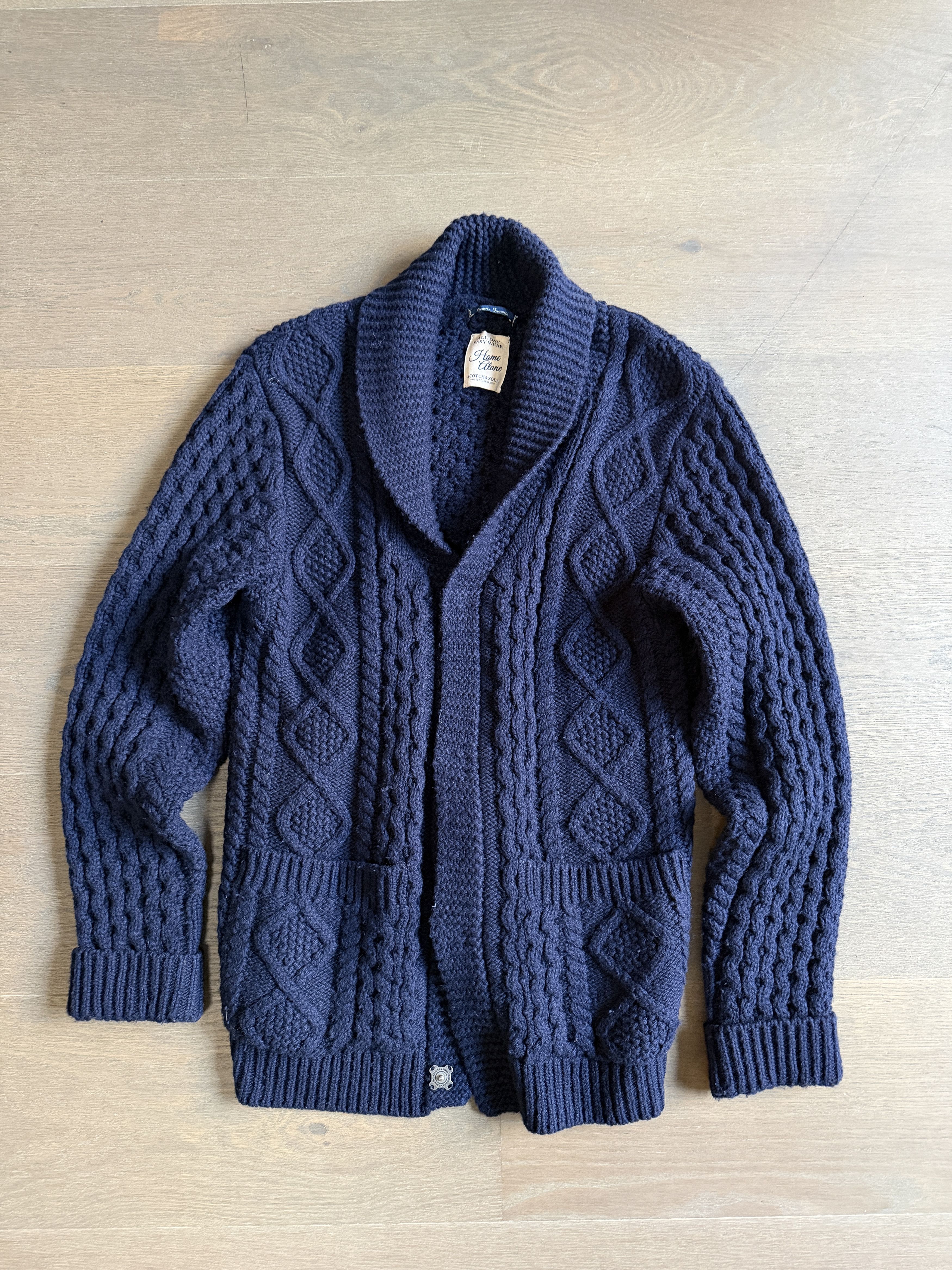 Scotch & Soda Home Alone Chunky Knit Cardigan XL