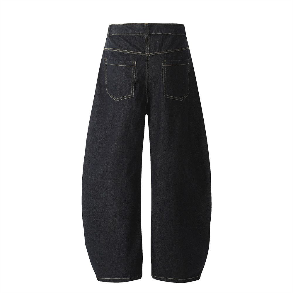 Japanese Brand × Jean Men's street casual loose corduroy patchwork scimitar jeans Size US 32 / EU 48 - 3 Thumbnail