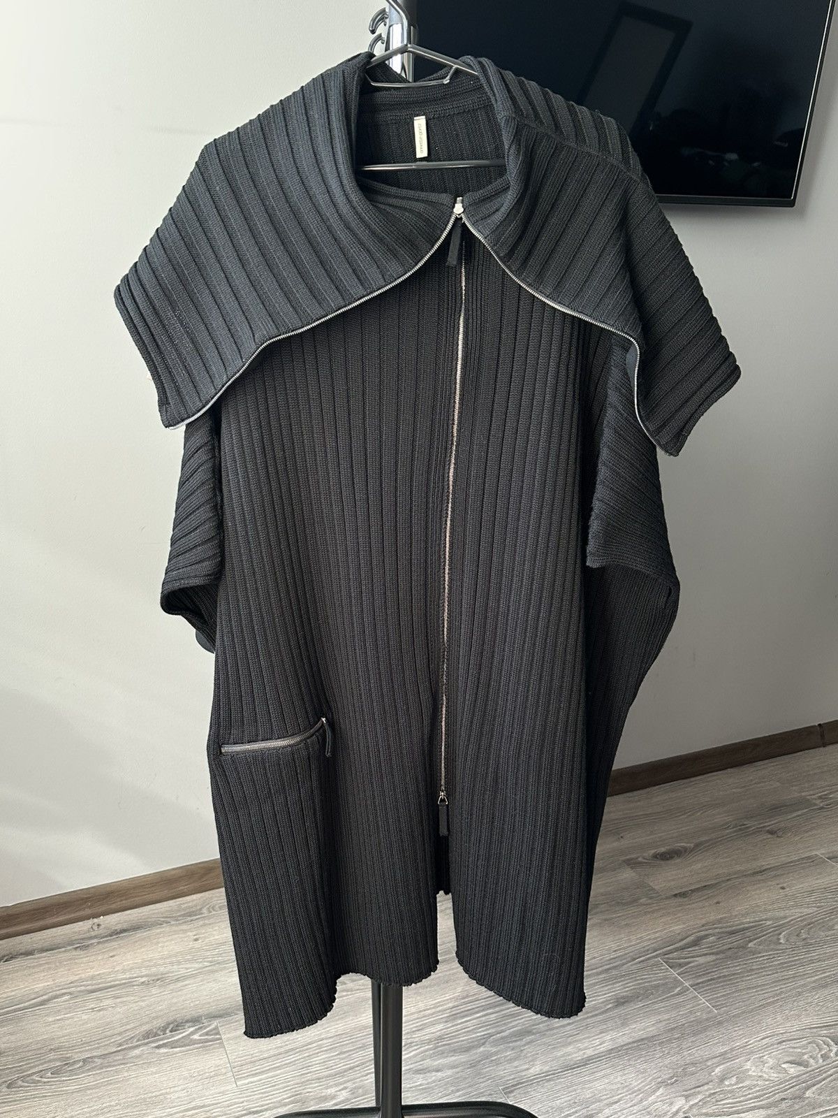 Annette Gortz Annette Görtz Ferry rib‑knit sweater with stand collar Size L / US 10 / IT 46 - 1 Thumbnail