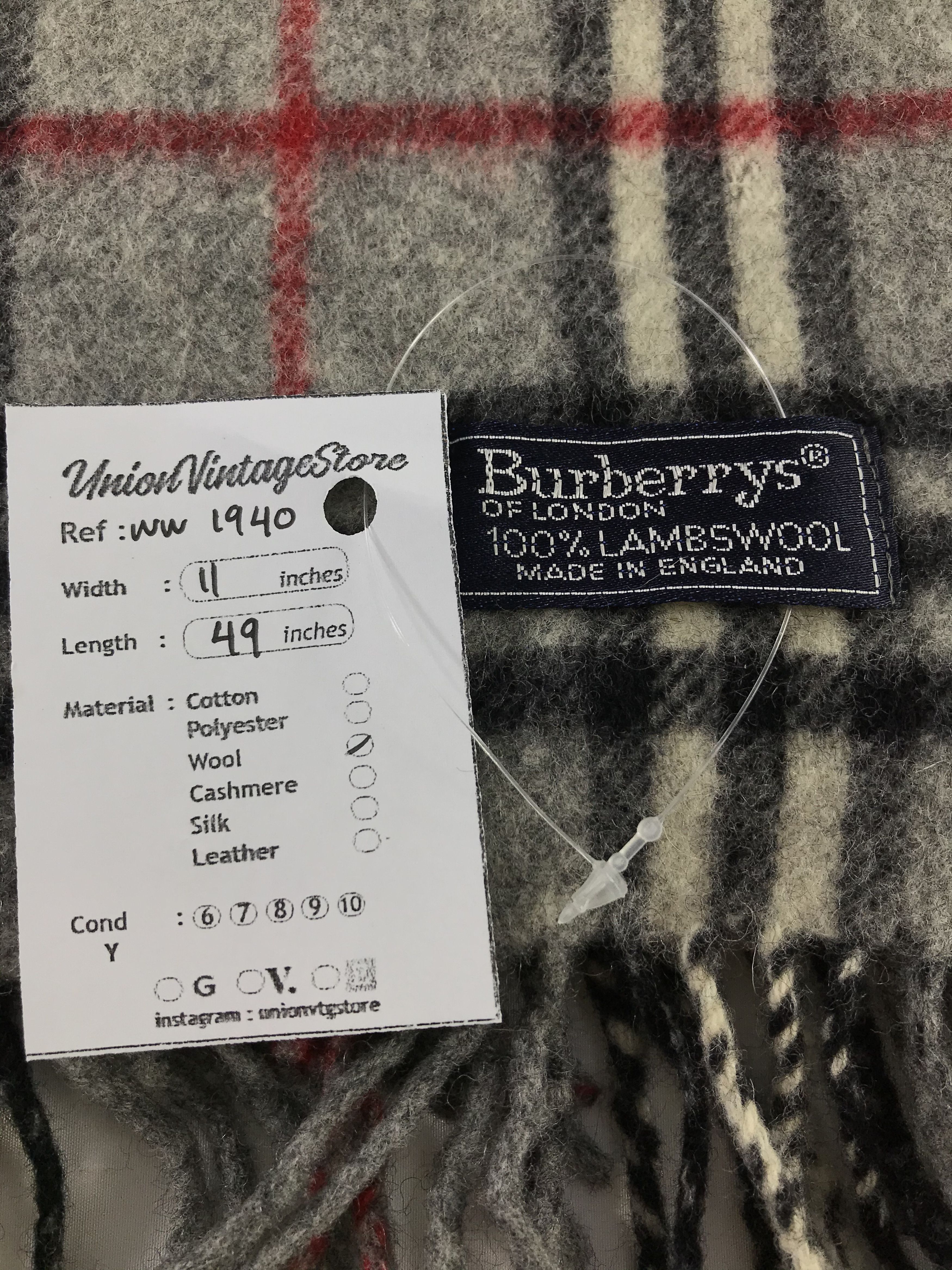 Burberry × Vintage Burberry Scarf / Muffler / Neckwear - WW1940 Size ONE SIZE - 4 Thumbnail