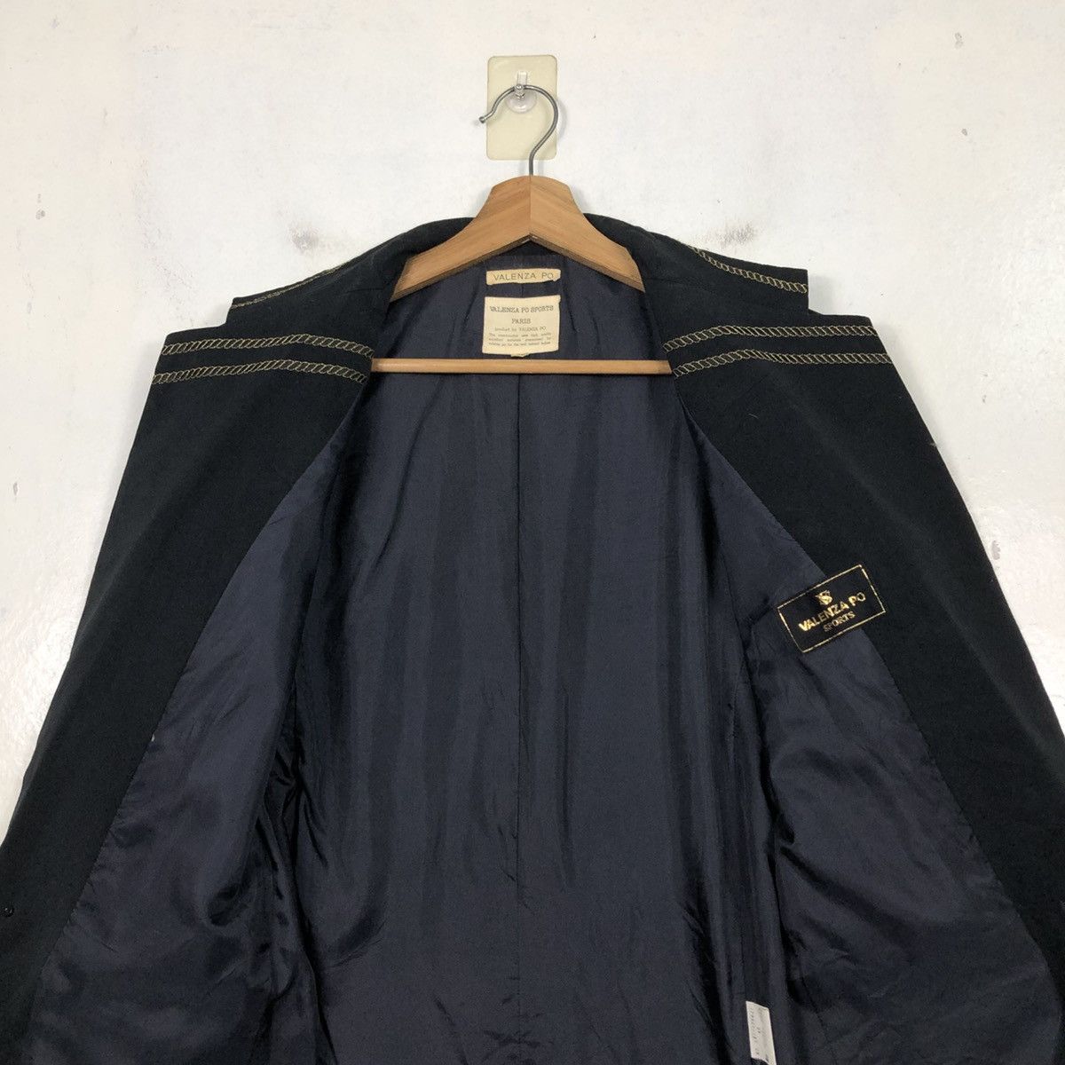 Japanese Brand 📌Vintage Coats Valenza Po Sports Paris Double Breast Size US M / EU 48-50 / 2 - 16 Thumbnail