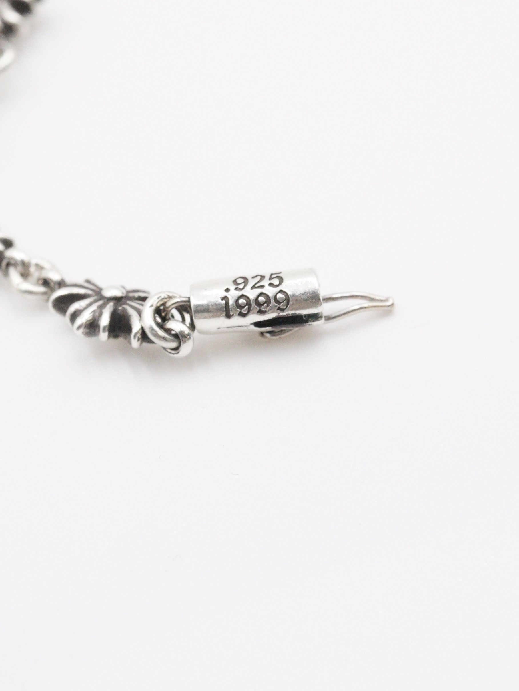 Chrome Hearts Chrome Hearts 925 Silver Tiny E Bracelet - 12L Size ONE SIZE - 7 Thumbnail