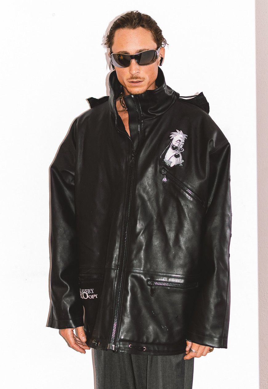 Vintage Collectible 90s vintage Droopy fux leather waterproof jacket Size US XL / EU 56 / 4 - 6 Thumbnail