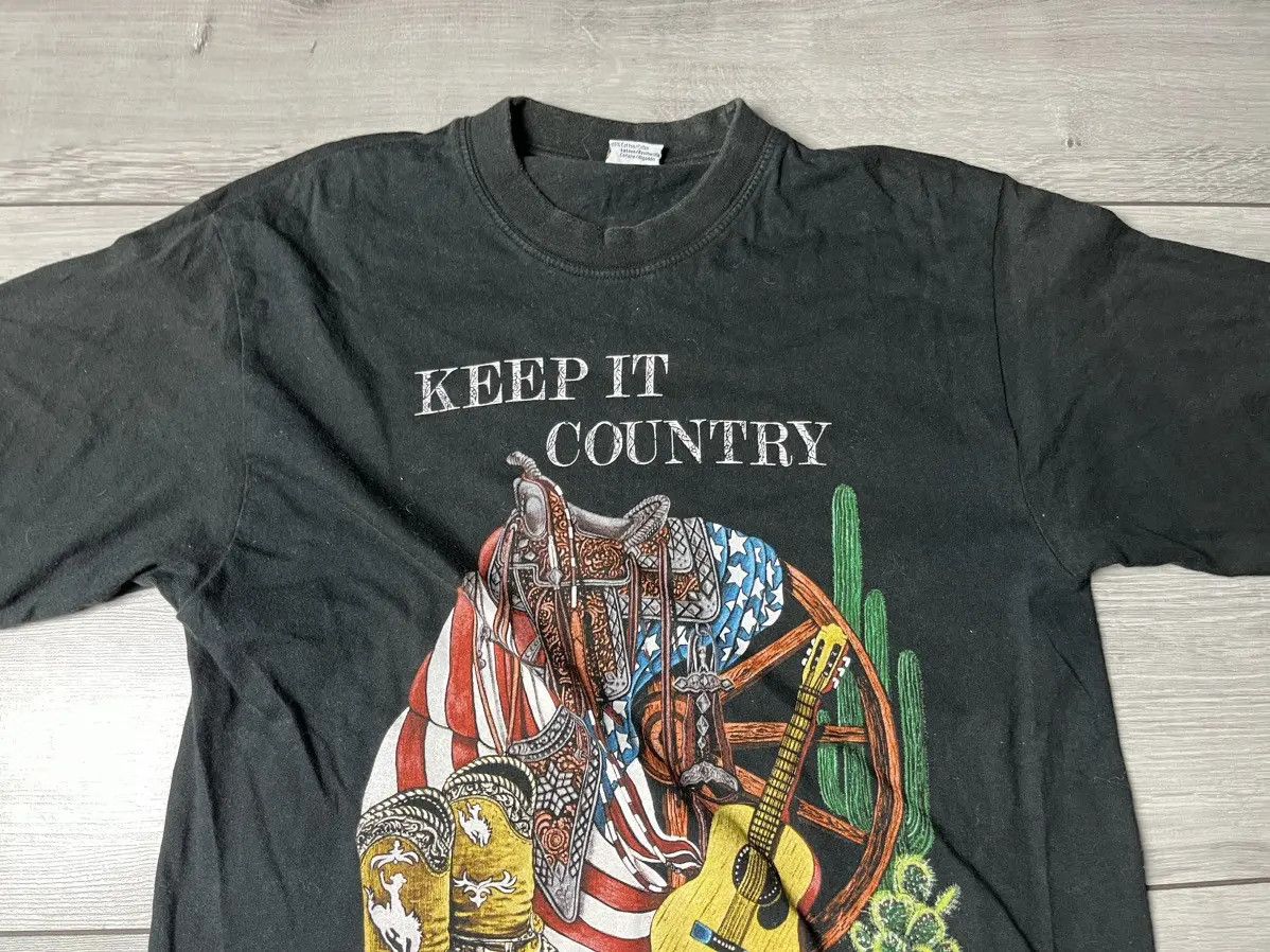 Band Tees Vintage T-shirt Indians keep it country size Medium Size US M / EU 48-50 / 2 - 3 Thumbnail