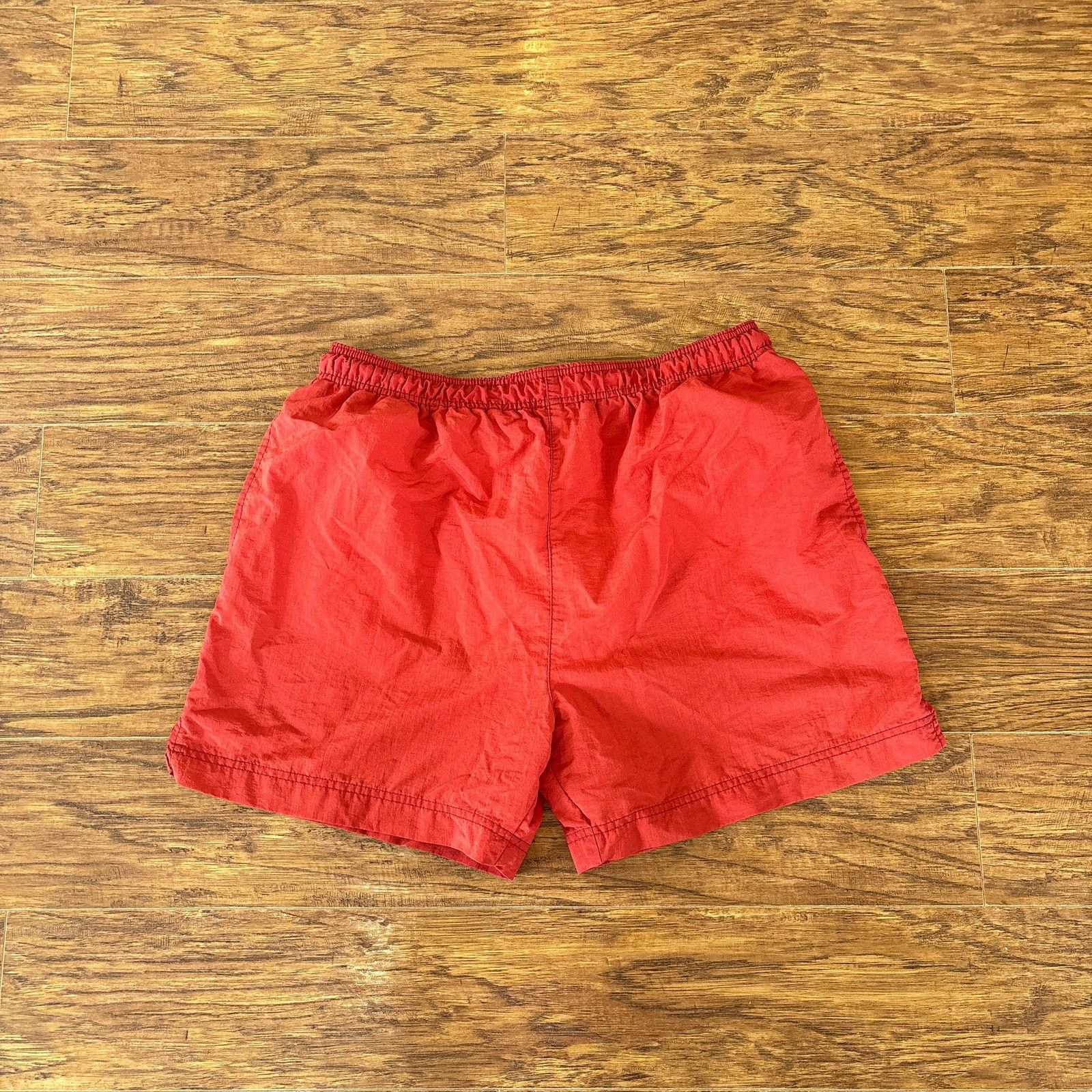 Vintage Vintage Extreme Limit 90s Red Lined Swim Trunks Medium Size US 34 / EU 50 - 1 Thumbnail