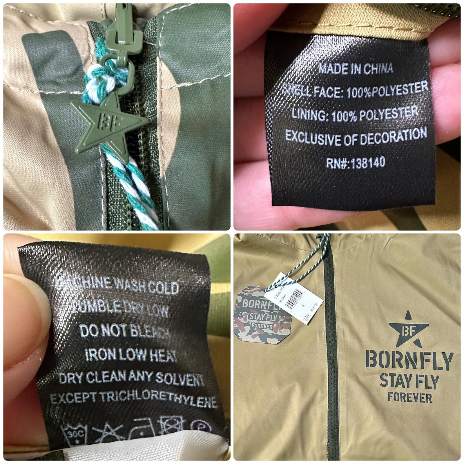 Born Fly NWT Born Fly Reversible Lightweight Full Zip Jacket Mens S Size US S / EU 44-46 / 1 - 8 Thumbnail