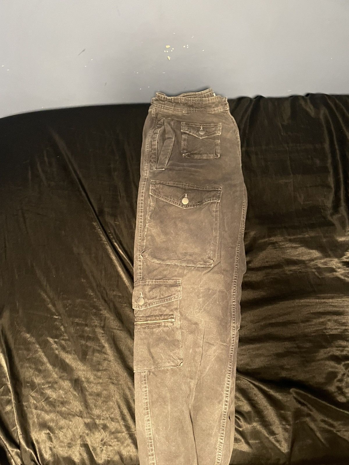 Zara Zara Relaxed Cargo Pant Grey Size US 34 / EU 50 - 3 Thumbnail
