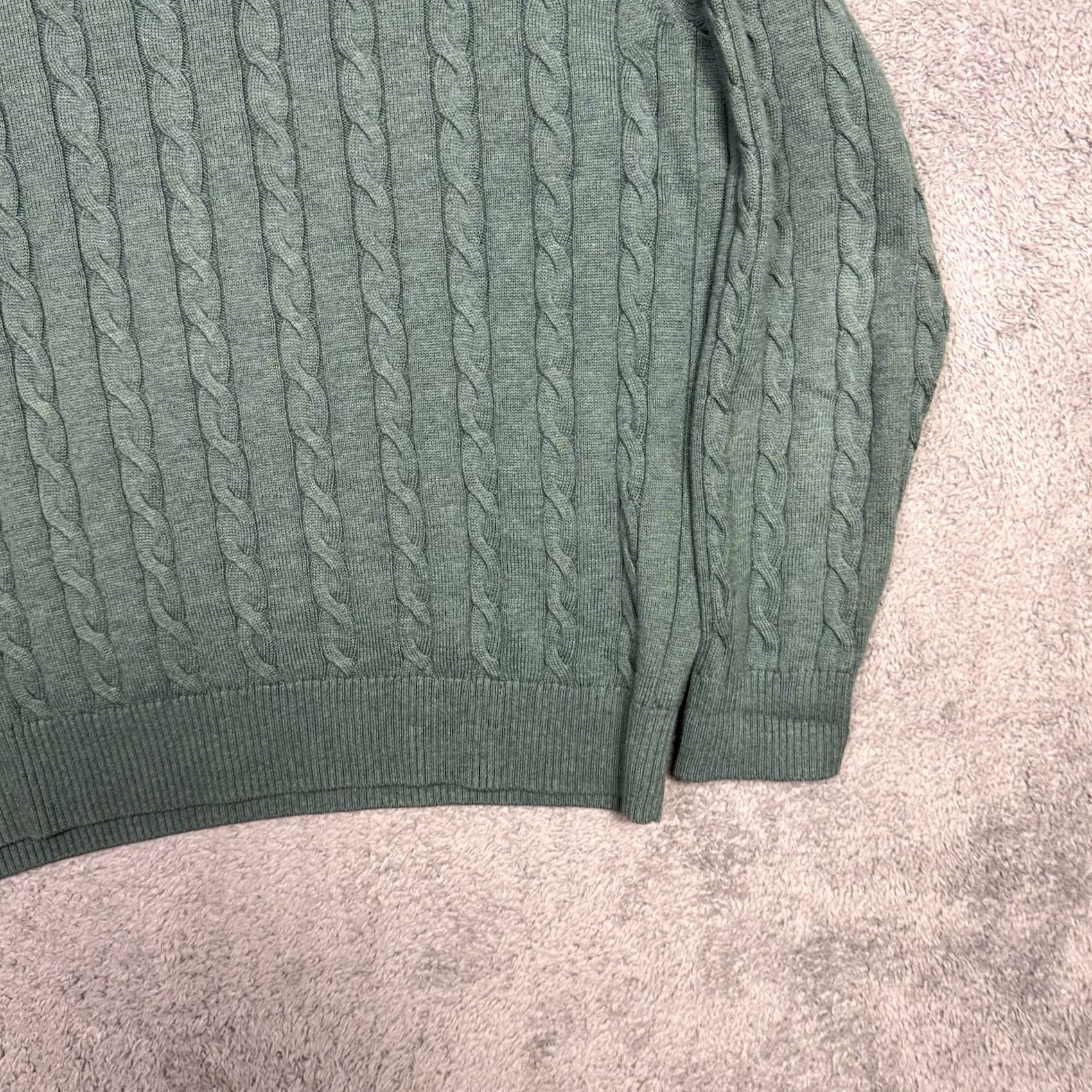Brooks Brothers Brooks Brothers Sweater Men L Cable Knit Crewneck Supima Jumper Pullover Speckal Blue Cotton Knit Logo Pullover Regular Size L Men Wool? Size US L / EU 52-54 / 3 - 2 Thumbnail