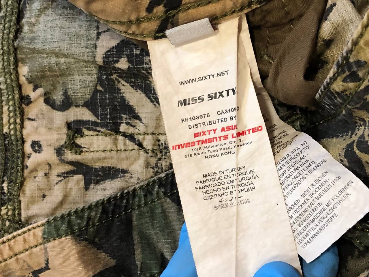 Miss Sixty Vintage Miss Sixty Cargo Y2K Print Pants Size 33 Size 33" - 4 Thumbnail