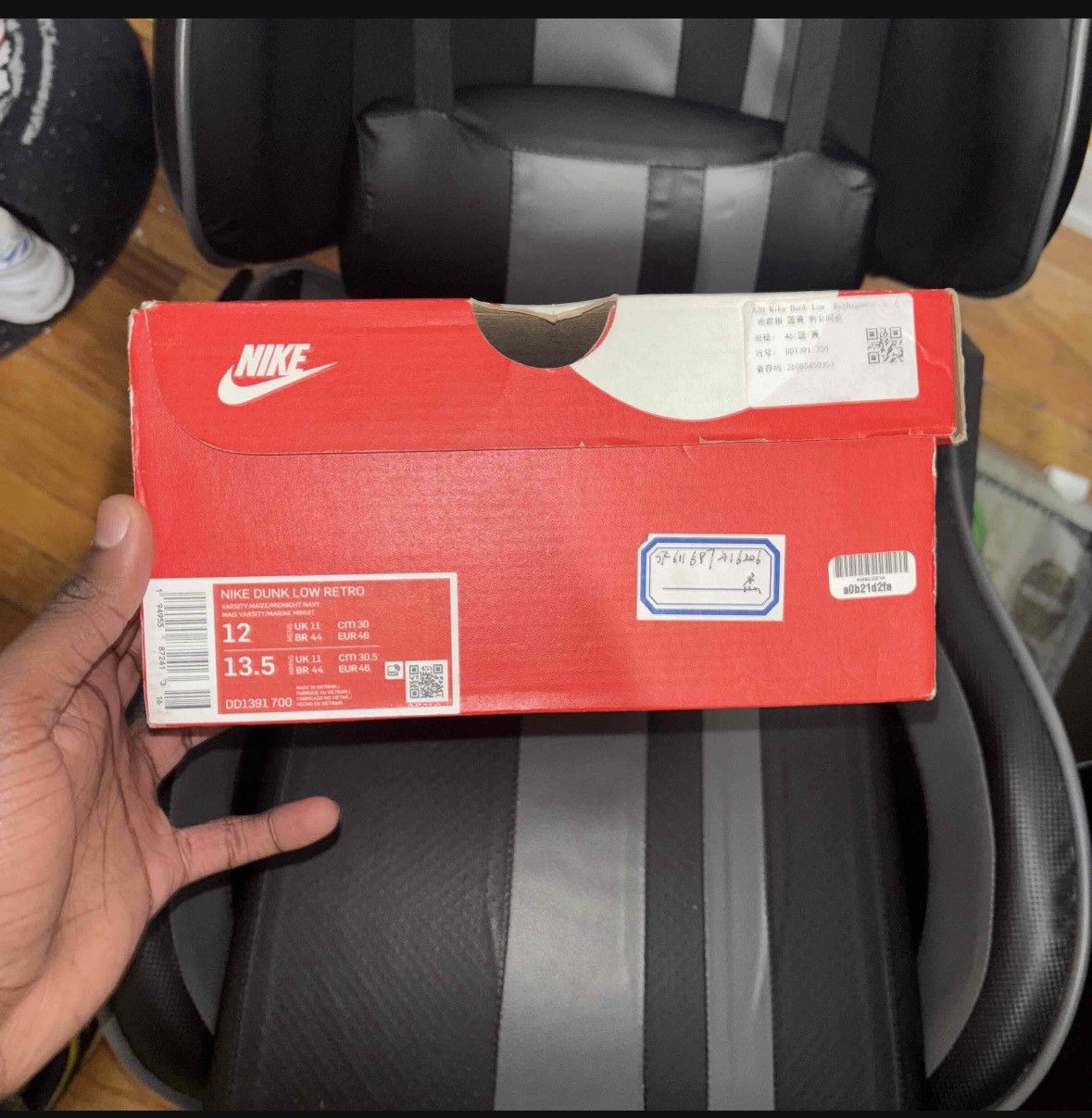 Nike Dunk Low Michigan Size US 12 / EU 45 - 4 Thumbnail