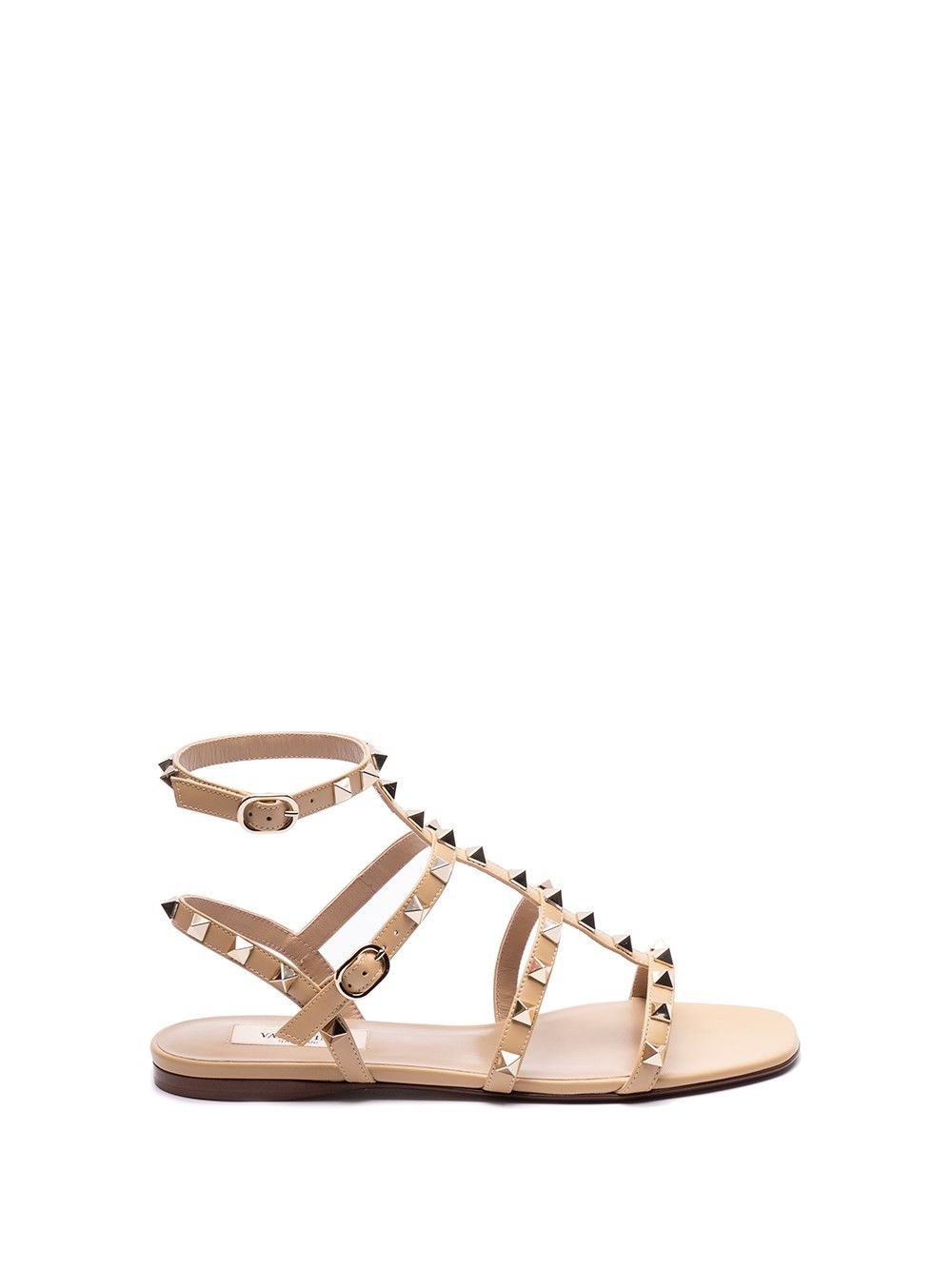 image of Valentino `rockstud` Sandals Size Eu 38 For Women in Garavani Cappuccino