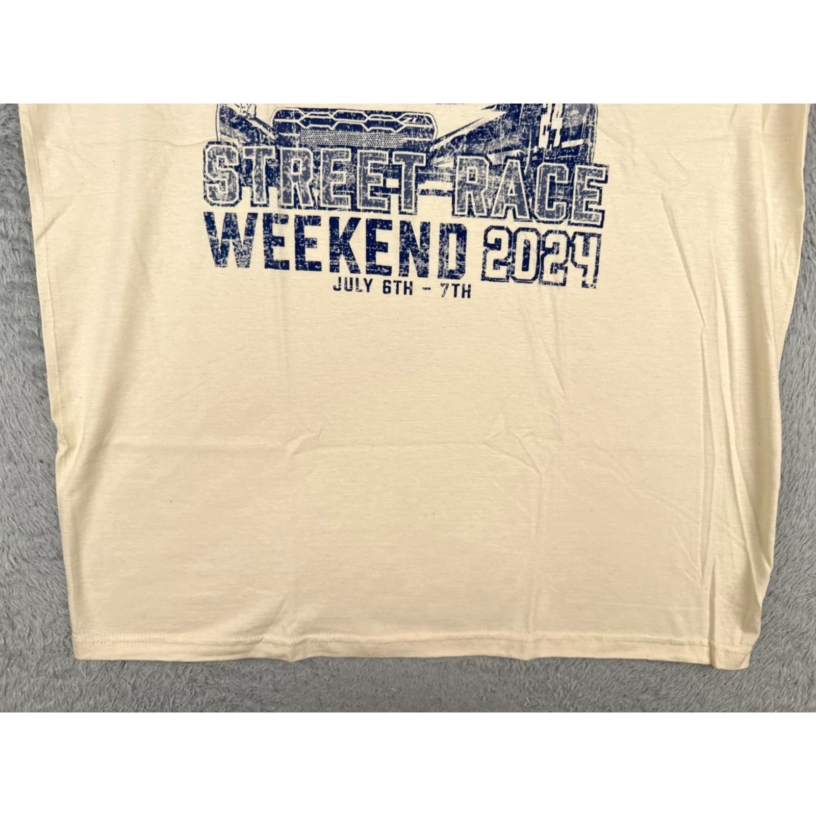 NASCAR Nascar Shirt Adult Large Ivory Cotton Chicago Street Race 2024 Blueprint Style Size US L / EU 52-54 / 3 - 5 Thumbnail