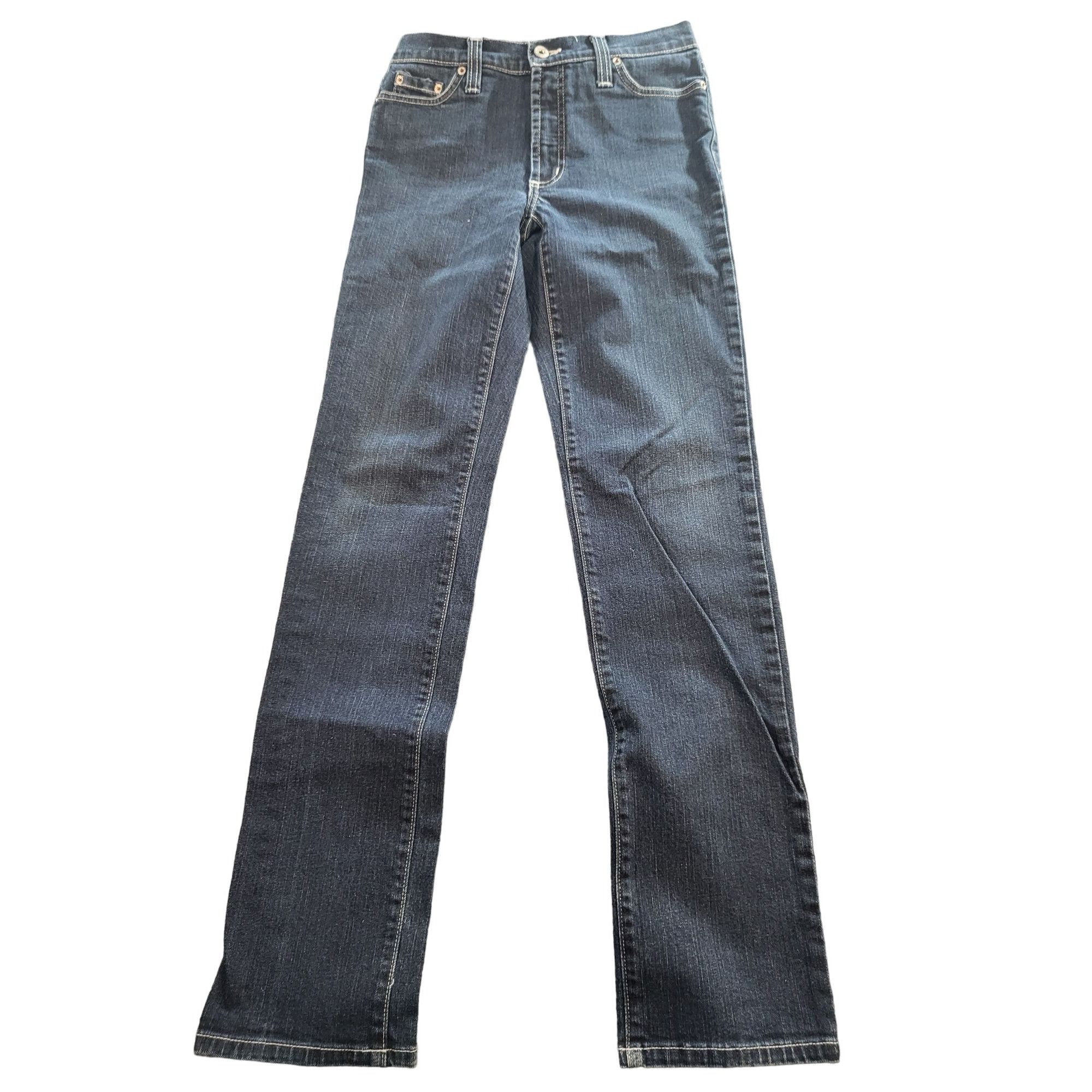 Poeme Bohemian Karen Kane Jeans Women Sz 6 Blue Denim Straight Leg Regular Size 28" / US 6 / IT 42 - 1 Thumbnail