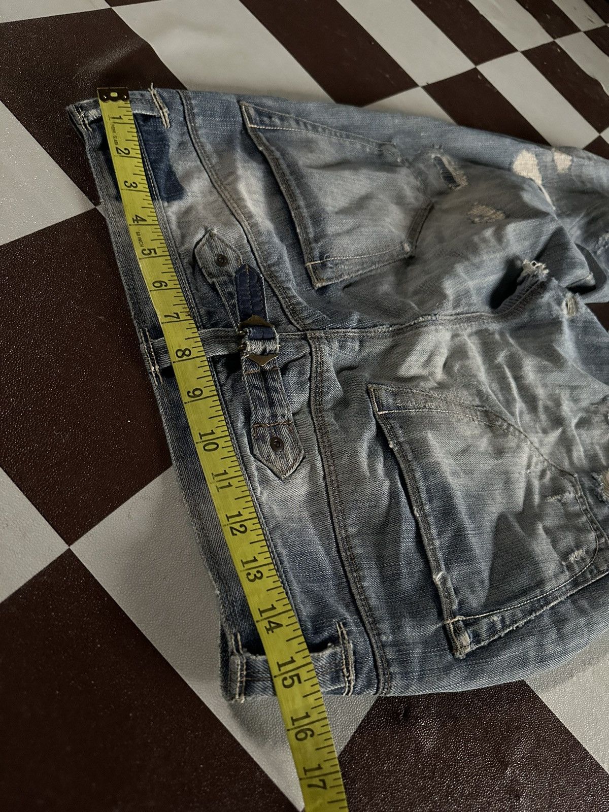 Japanese Brand Bite blue flared denim jeans Size US 30 / EU 46 - 10 Thumbnail