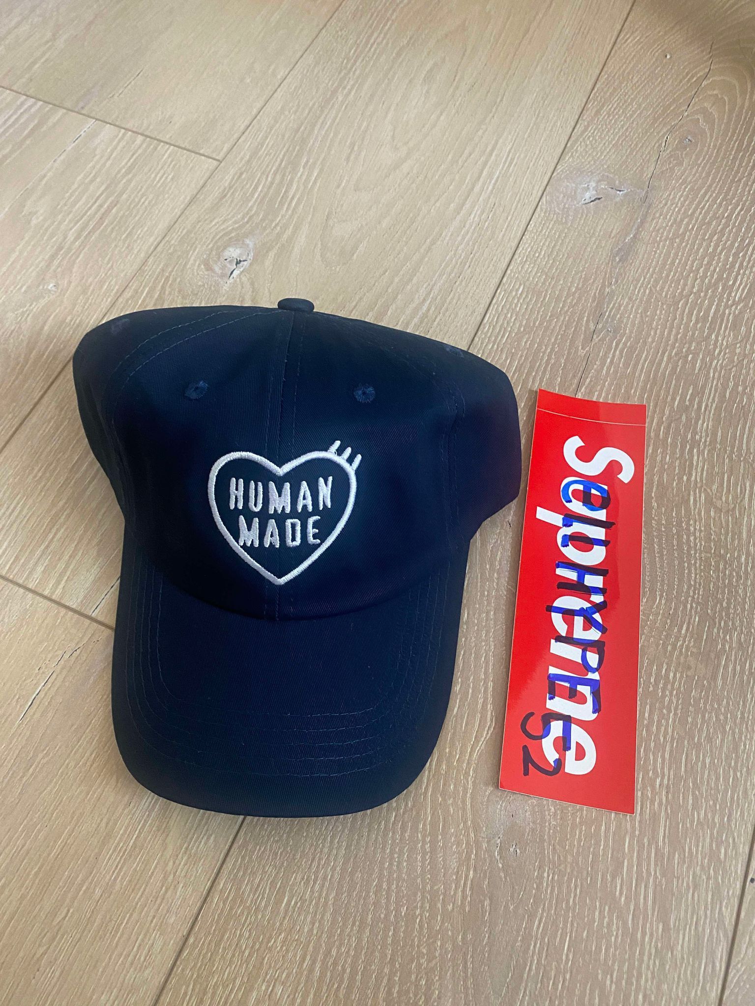 Human Made 6 Panel Twill Cap Navy Human Made - 6 Panel Twill Cap | HBX