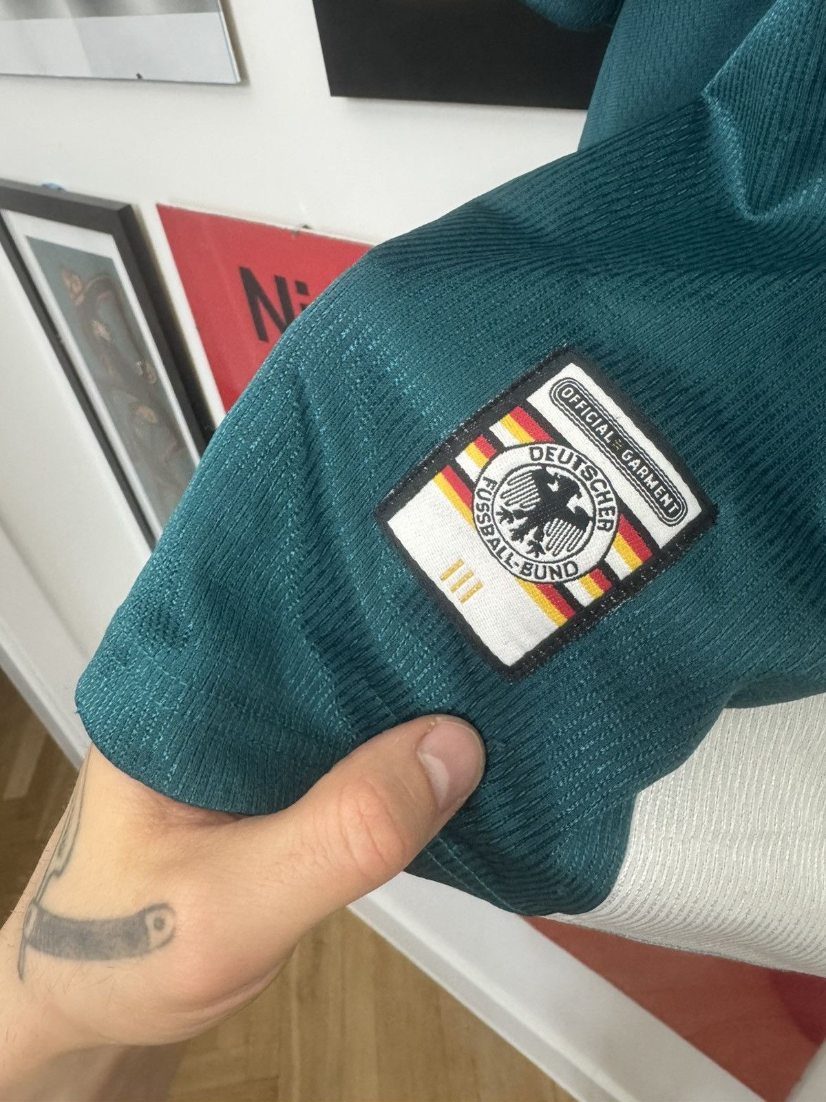 Adidas Rare 90s Germany Adidas Jersey Deutscher Football Soccer Size US XL / EU 56 / 4 - 4 Thumbnail