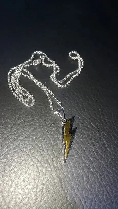 VIBE Bolt Pendant Y2K Necklace Opium Chain Punk Gotch Size ONE SIZE - 6 Thumbnail