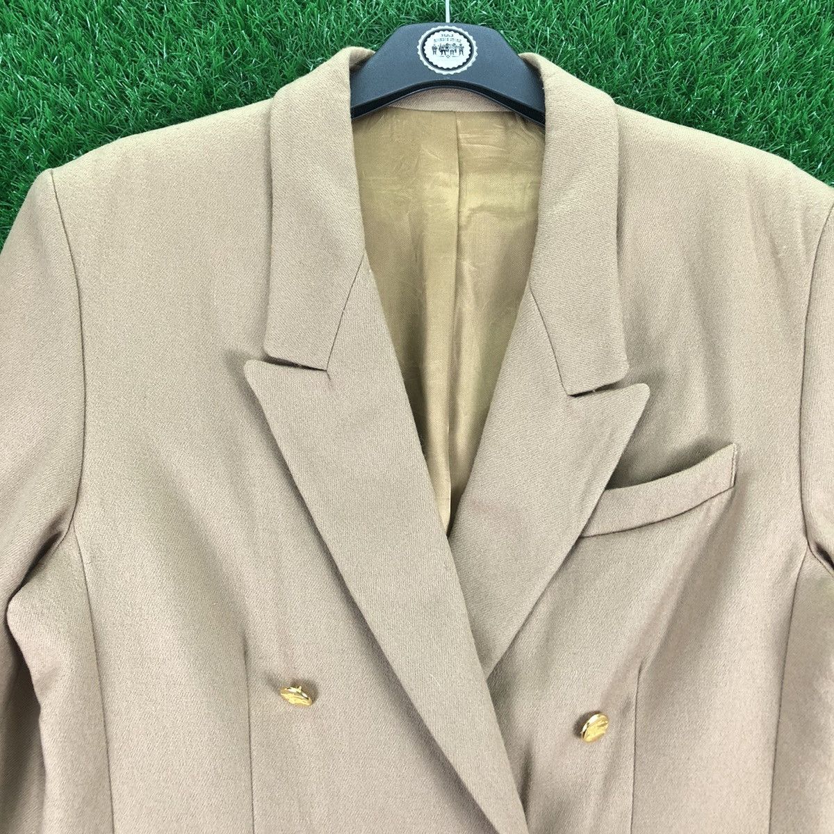 Burberry Vintage 90's Burberrys Blazer Double Breasted Gold Button Size US S / EU 44-46 / 1 - 7 Thumbnail