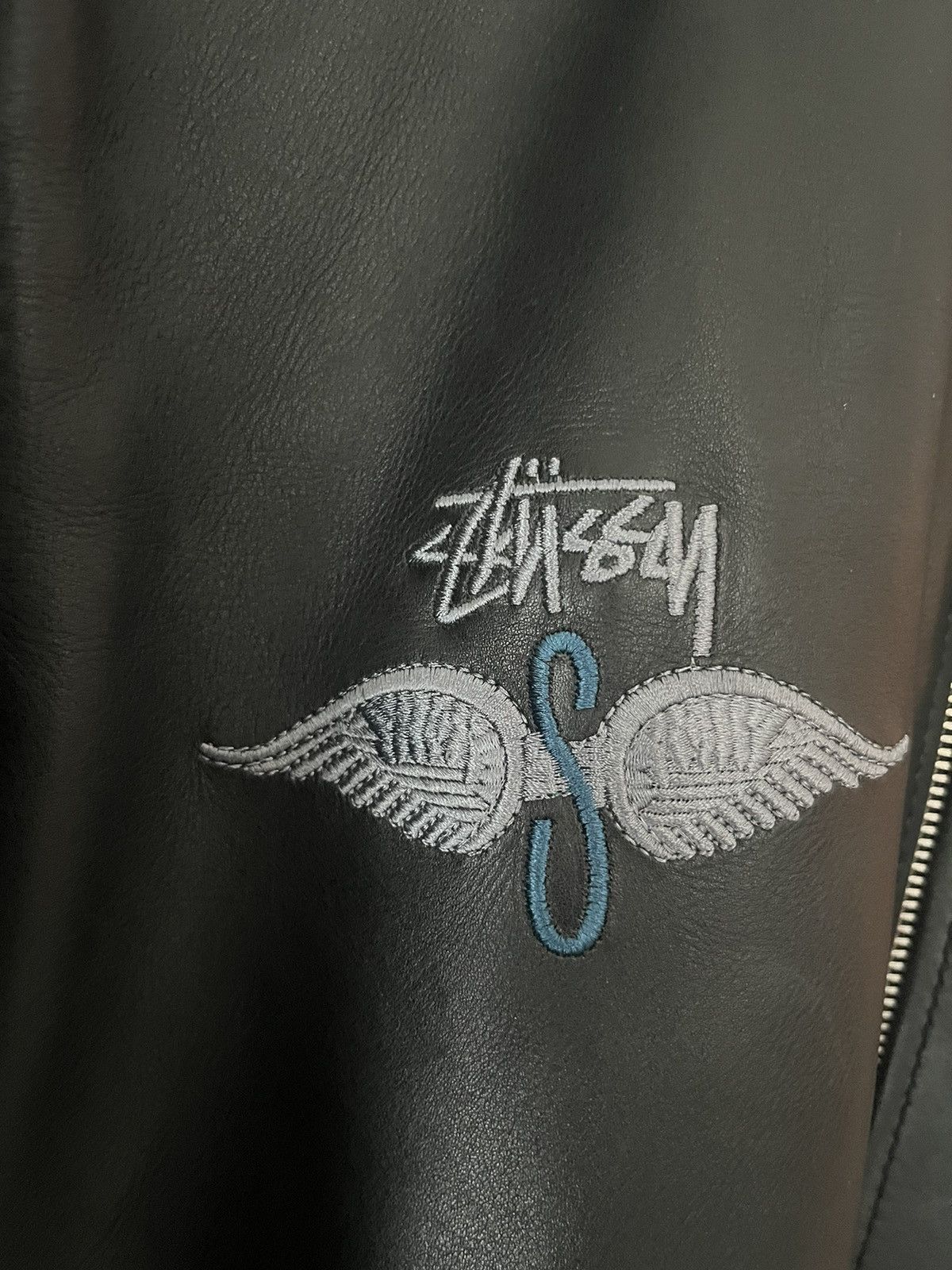 Stussy Stussy x Schott Leather Jacket Size US L / EU 52-54 / 3 - 2 Thumbnail
