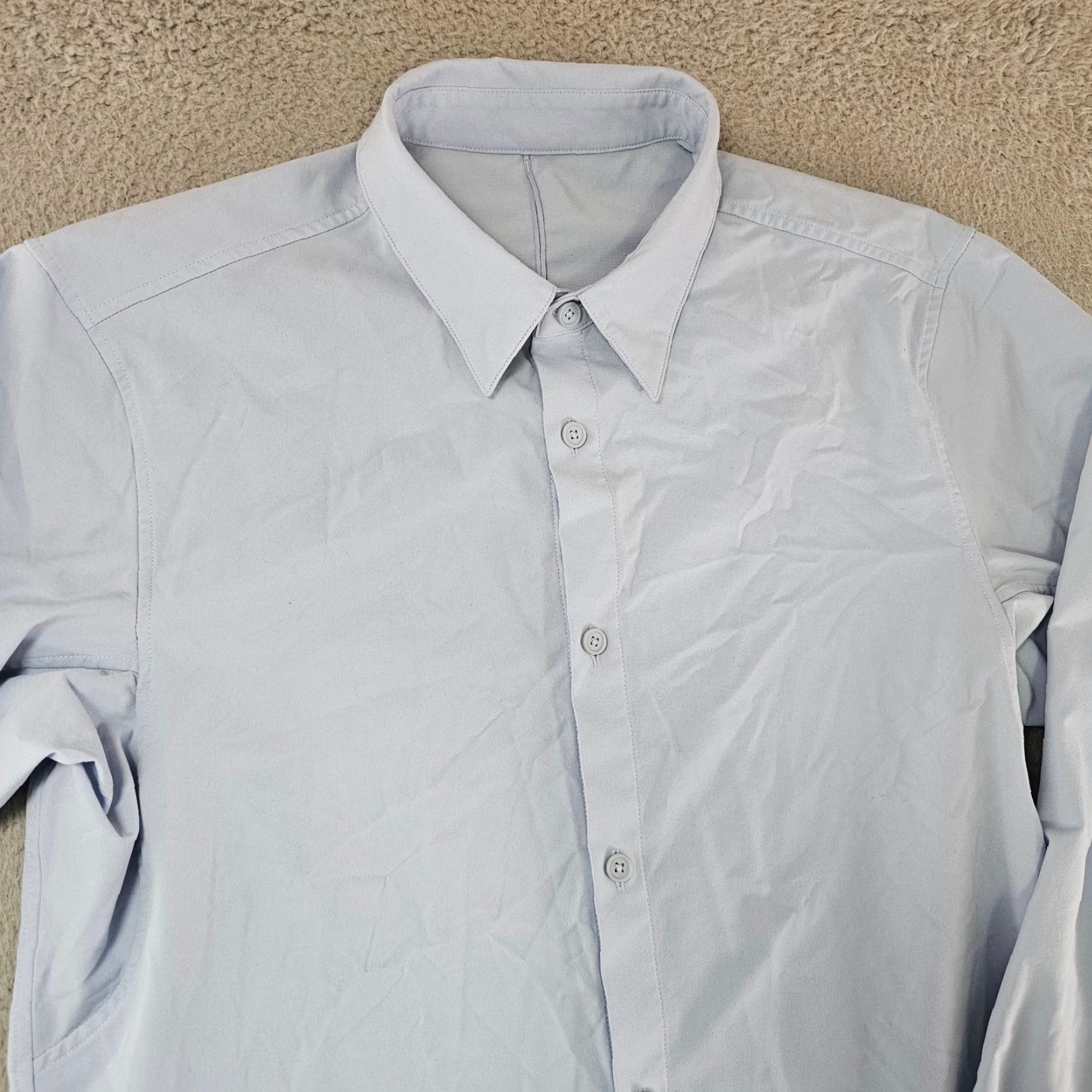Lululemon Lululemon Shirt Mens Small Button-Up Long Sleeve Performance Size US S / EU 44-46 / 1 - 2 Thumbnail