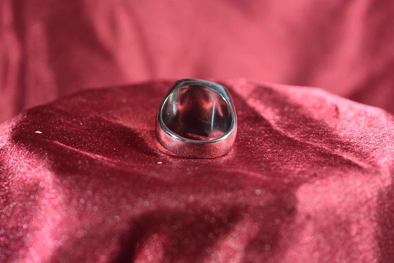 Jewelry Vintage Jewelry Rings Open Size Chrome Ring (Size 7-13) Size ONE SIZE - 3 Thumbnail