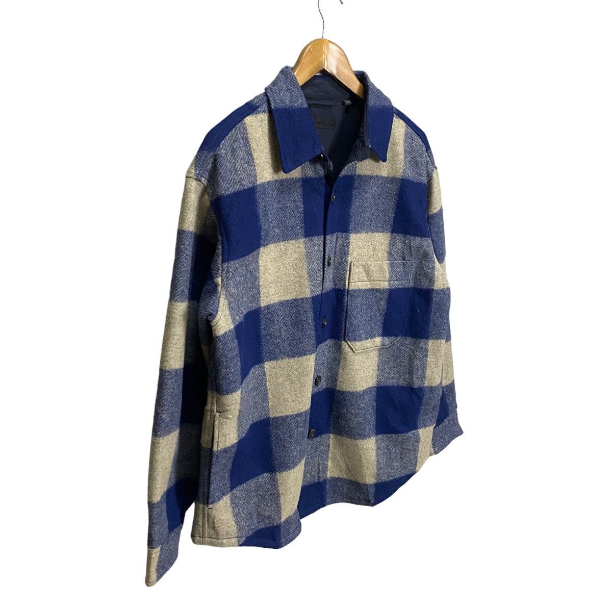 Flannel × Japanese Brand × Uniqlo Uniqlo flannel polyester button up jacket Size US L / EU 52-54 / 3 - 2 Thumbnail