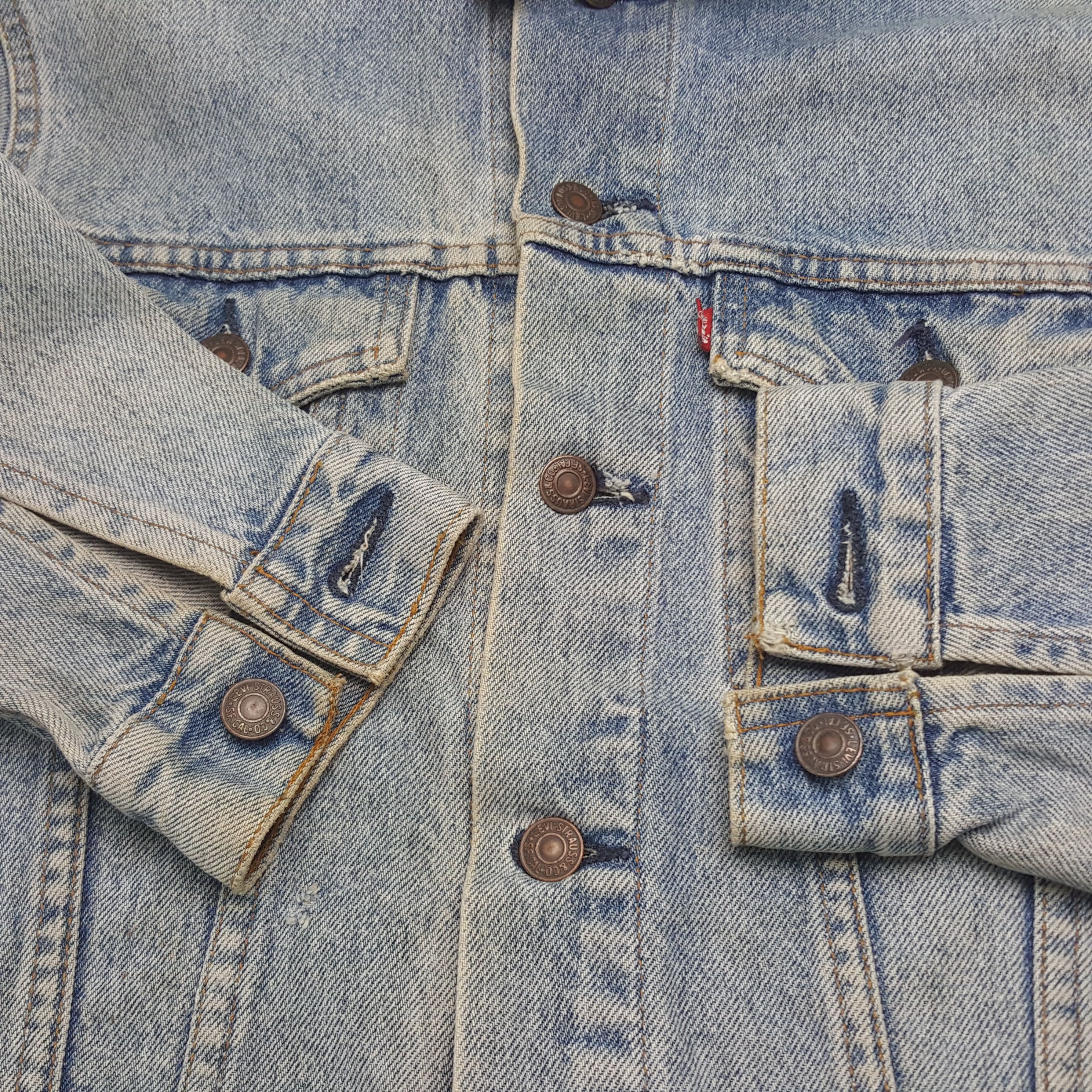 Levi's × Vintage Vintage Levis X Custom Jamiroquai Denim Jacket Size US S / EU 44-46 / 1 - 7 Thumbnail