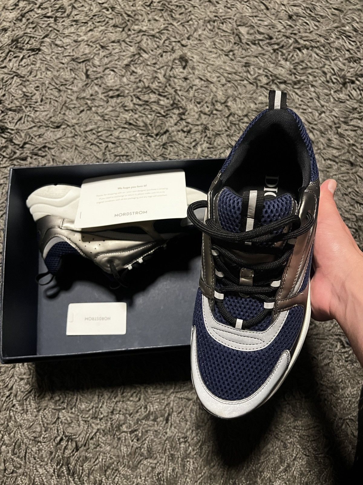 Christian Dior Monsieur × Dior B22 ‘Blue Silver’ Size US 9 / EU 42 - 8 Thumbnail