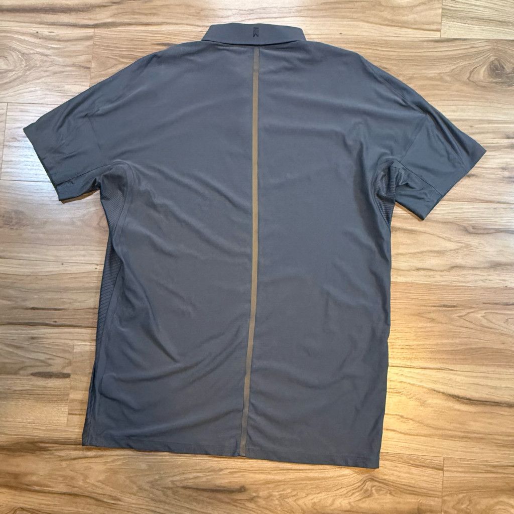 Nike Nike Men’s L Tiger Woods Dri-Fit Golf Polo Gray Size US L / EU 52-54 / 3 - 2 Thumbnail