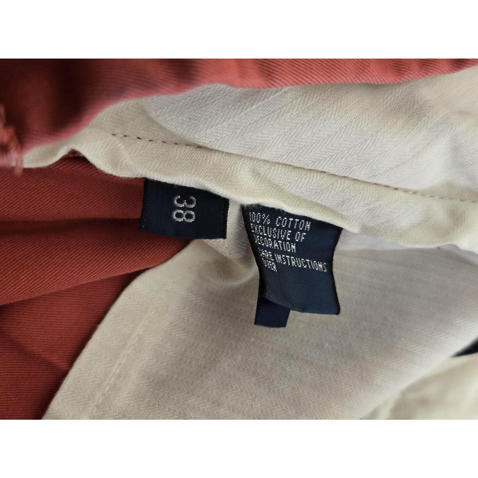 Polo Ralph Lauren Polo Ralph Lauren Shorts Mens 38 Chino Flat Front Salmon Red Pink Cotton Size US M / EU 48-50 / 2 - 3 Thumbnail