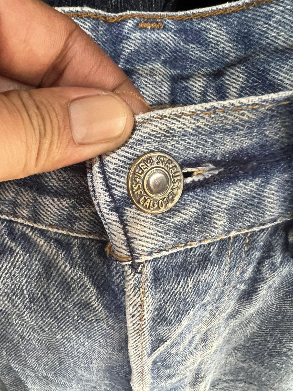 Levi's 🔥Vintage Levis 501 Distressed Denim Size US 28 / EU 44 - 11 Thumbnail