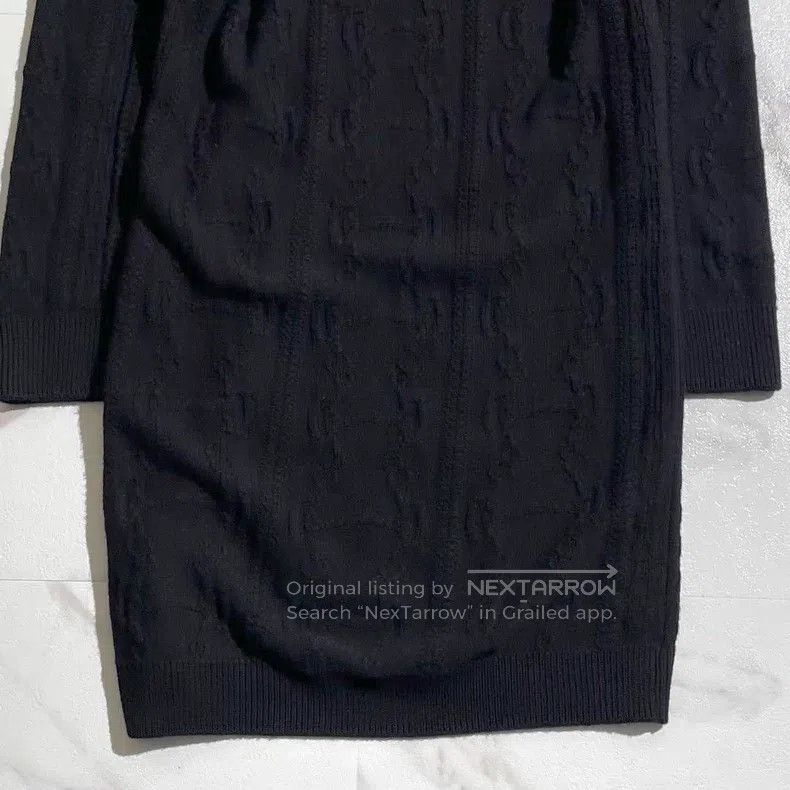 Hermes Hermes Knitted dress with long sleeves Size XXS / US 00 / IT 34 - 8 Thumbnail